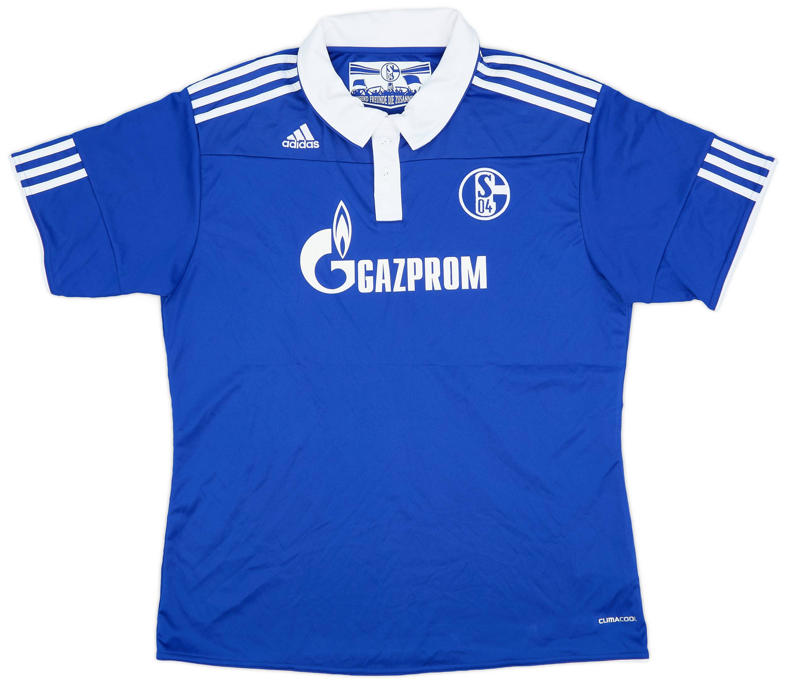 2010-12 Schalke Home Shirt - 9/10 - (Women's XL)
