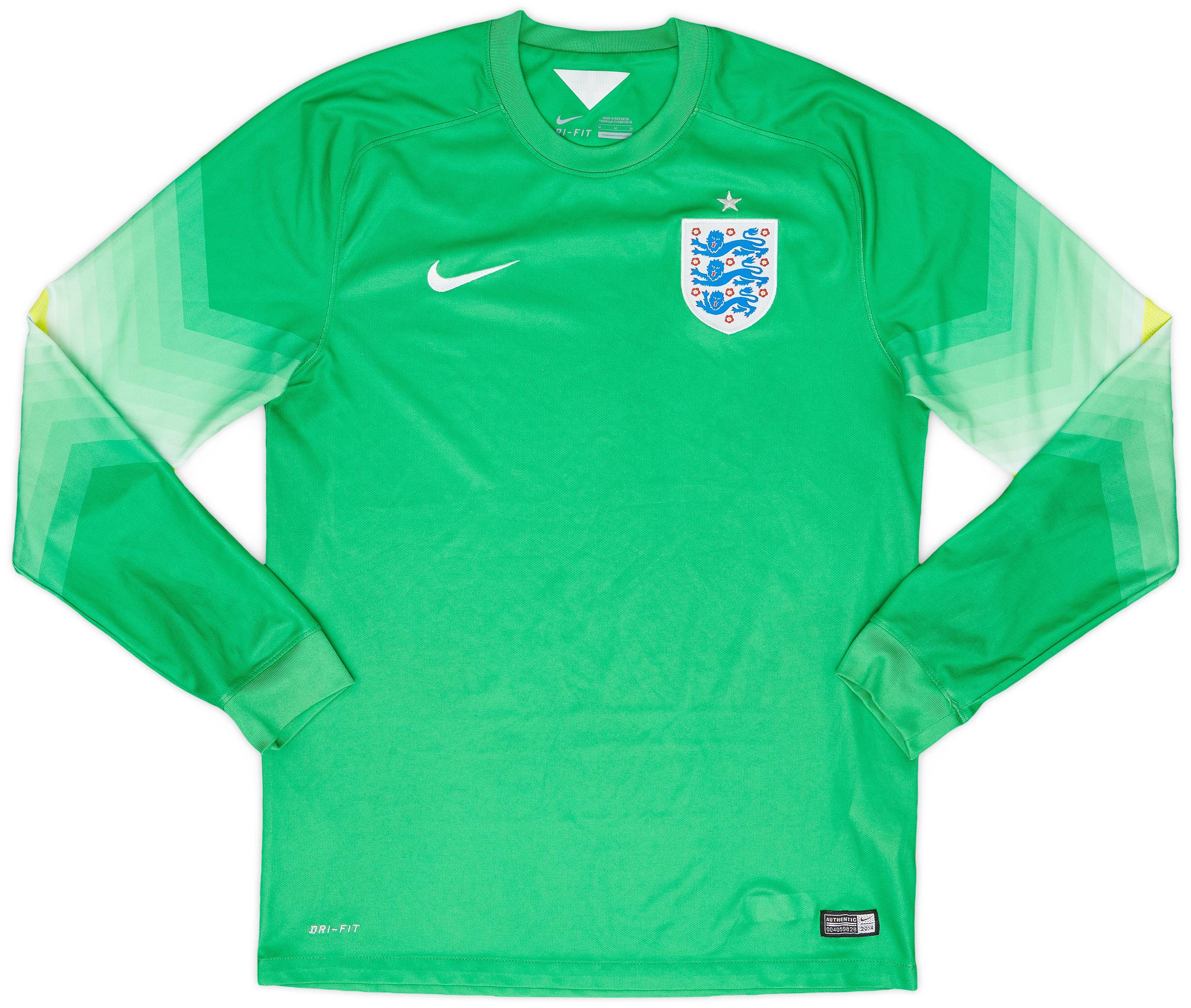 2014-15 England GK Shirt - 9/10 - (M)