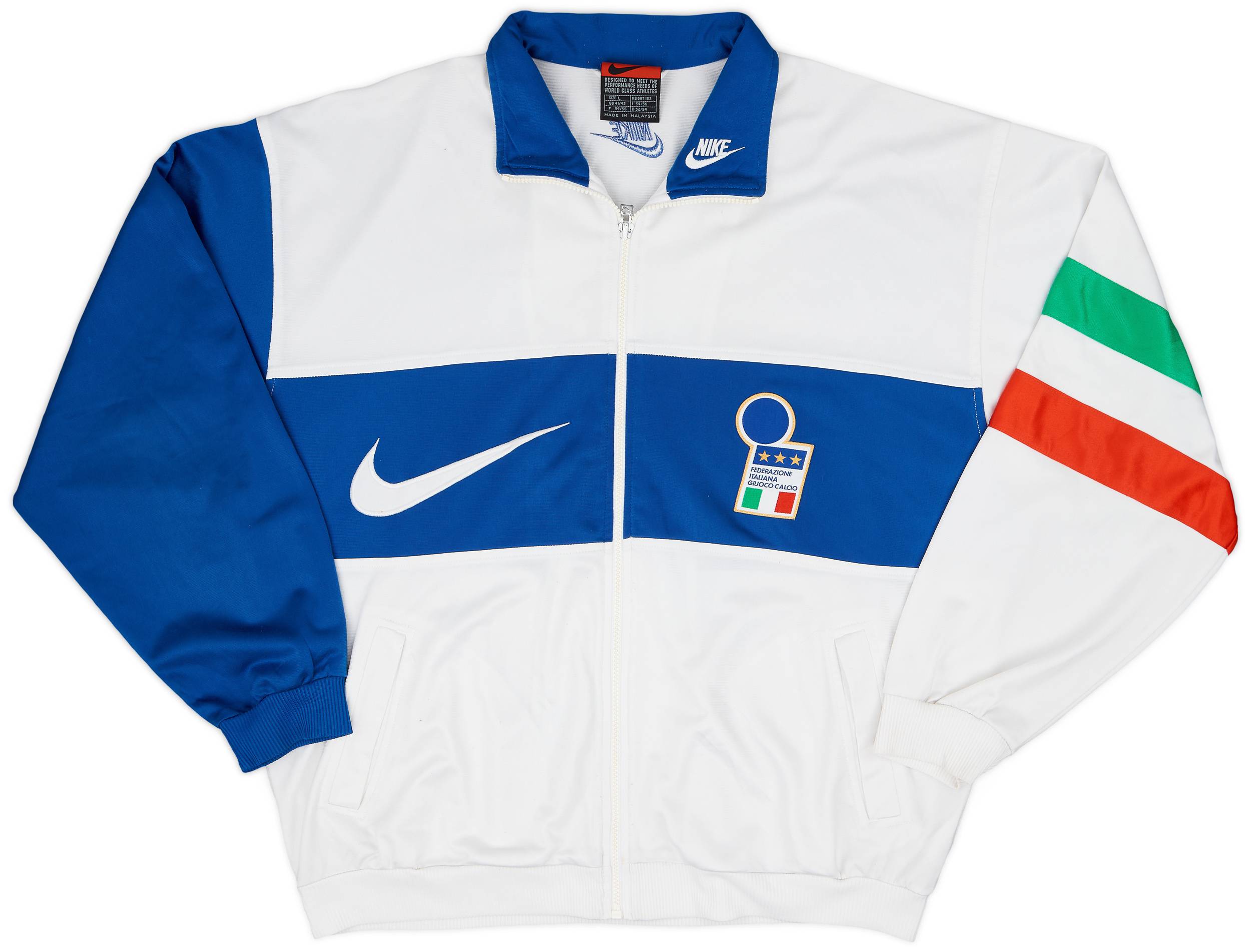 1996-97 Italy Nike Track Jacket - 8/10 - (L)