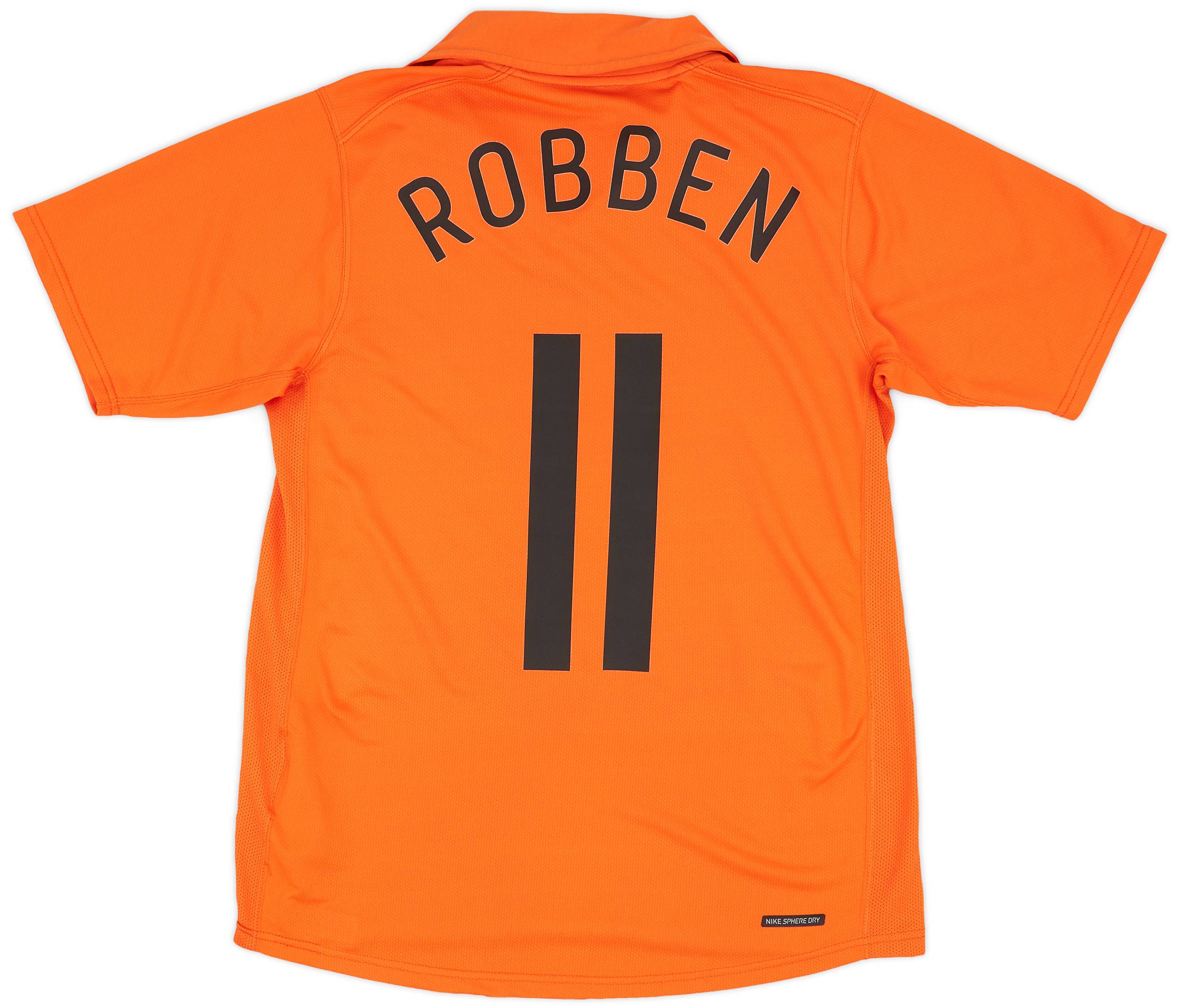 2006-08 Netherlands Home Shirt Robben #11 - 9/10 - (S)