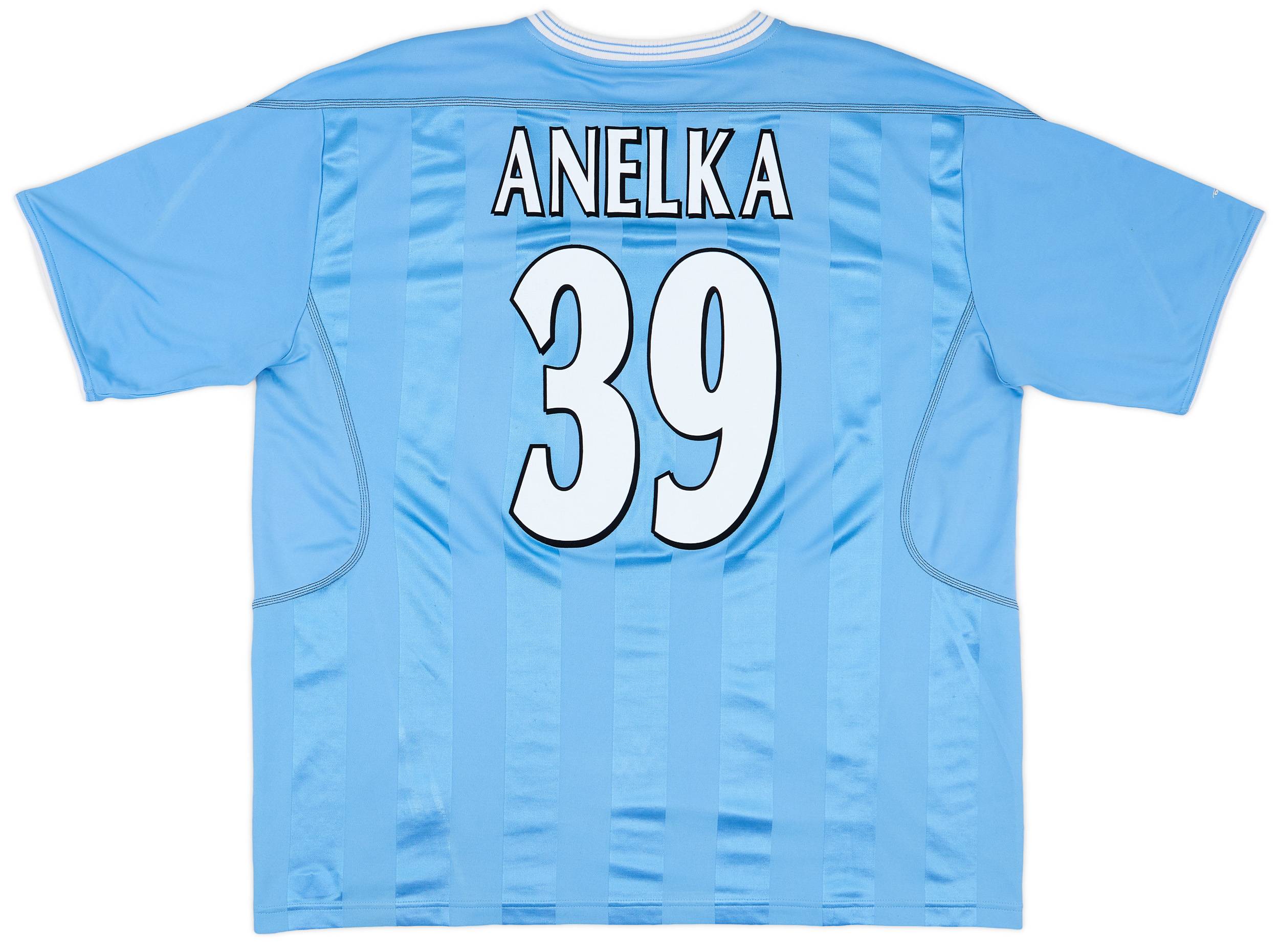 2003-04 Manchester City Home Shirt Anelka #9 - 6/10 - (XL)