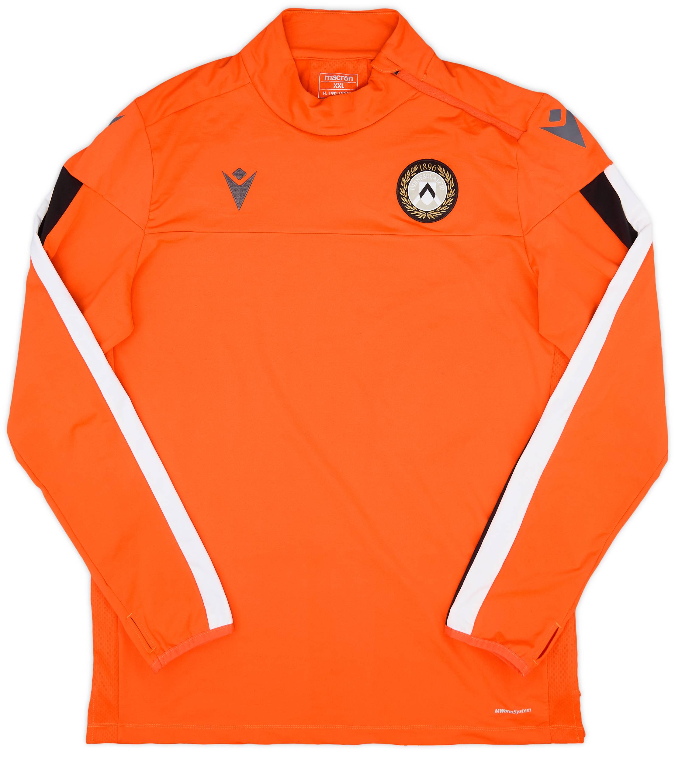 2019-20 Udinese Macron 1/4 Zip Training Top - 8/10 - (XXL)