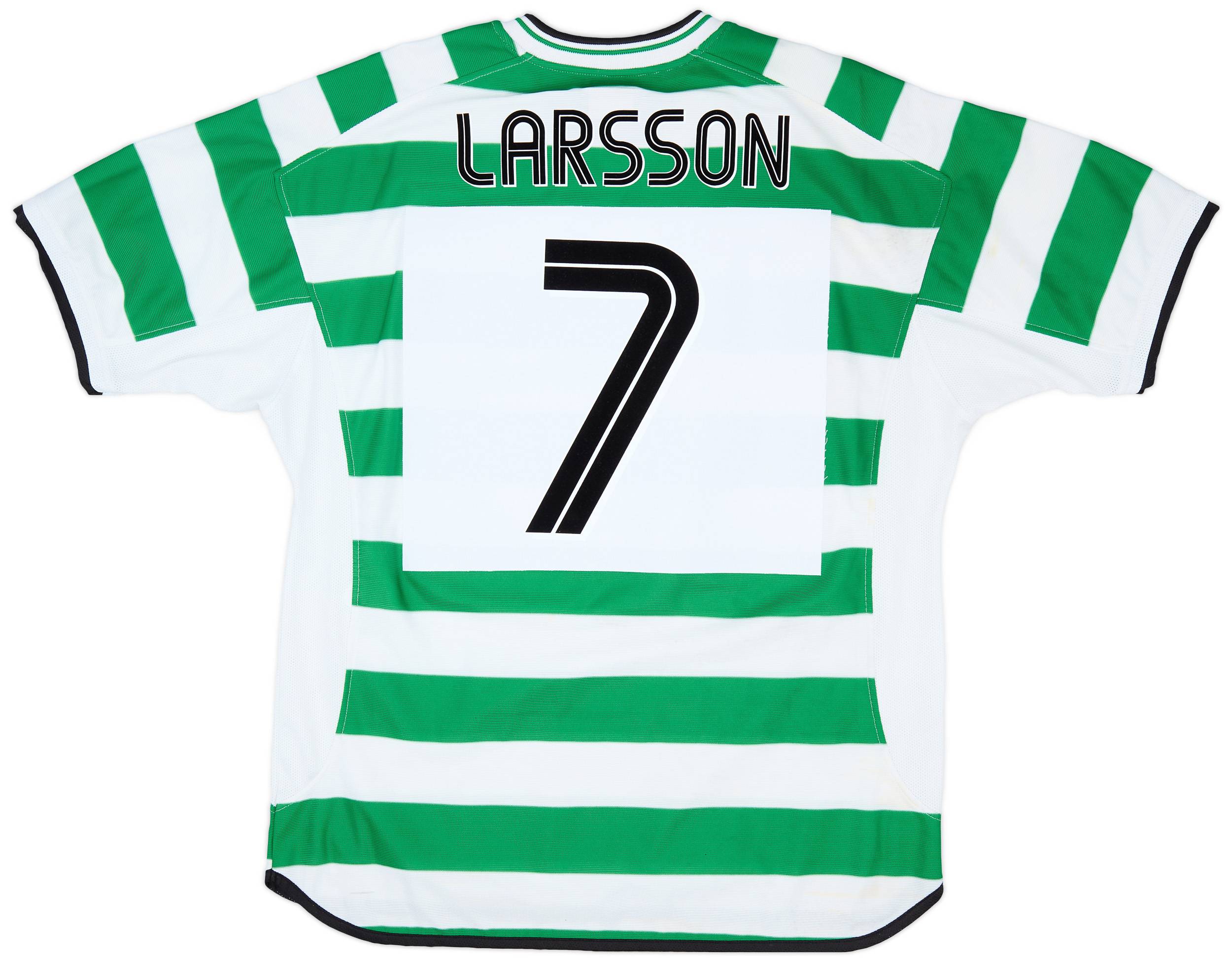 2001-03 Celtic Home Shirt Larsson #7 - 5/10 - (XL)