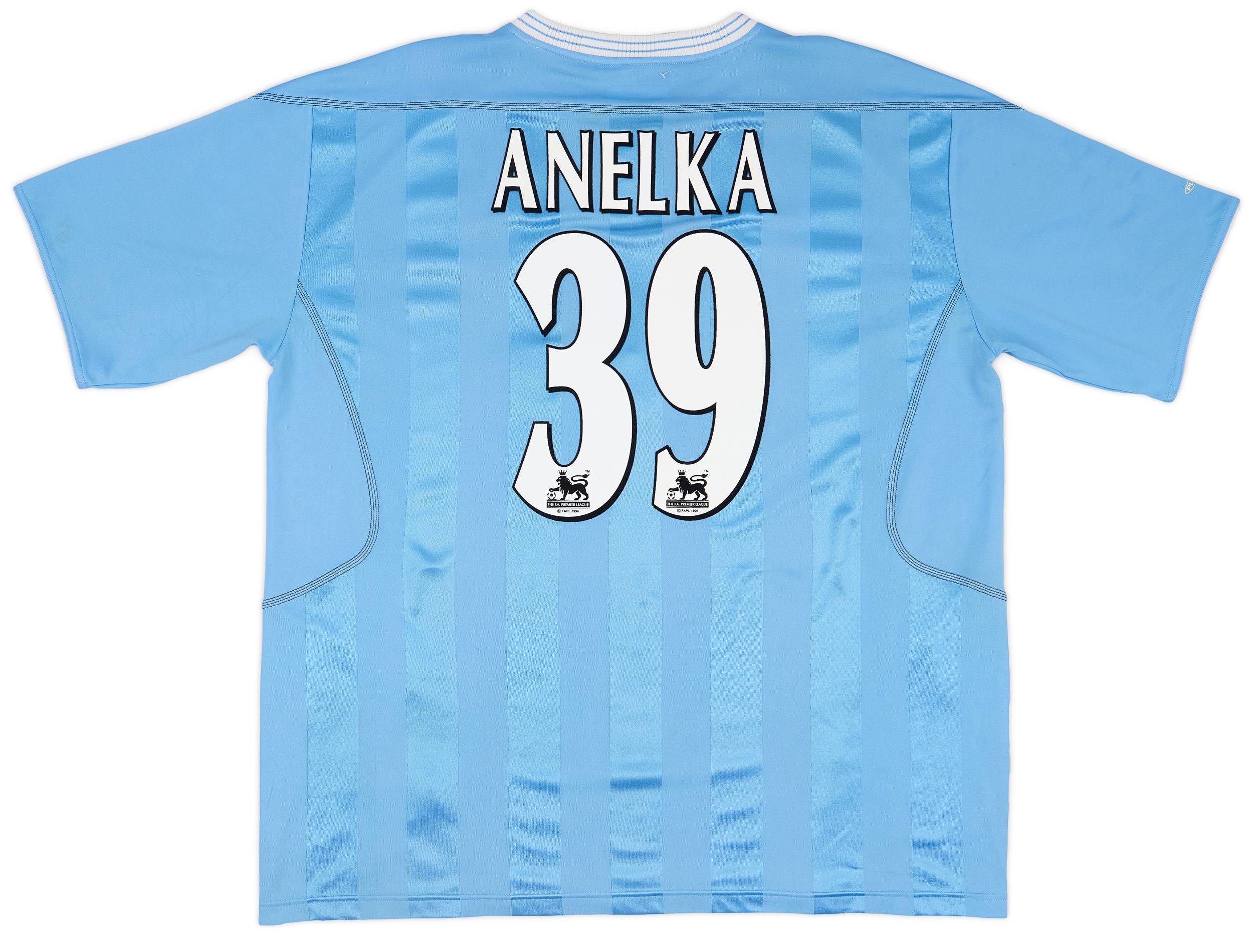 2003-04 Manchester City Home Shirt Anelka #39 - 6/10 - (XL)