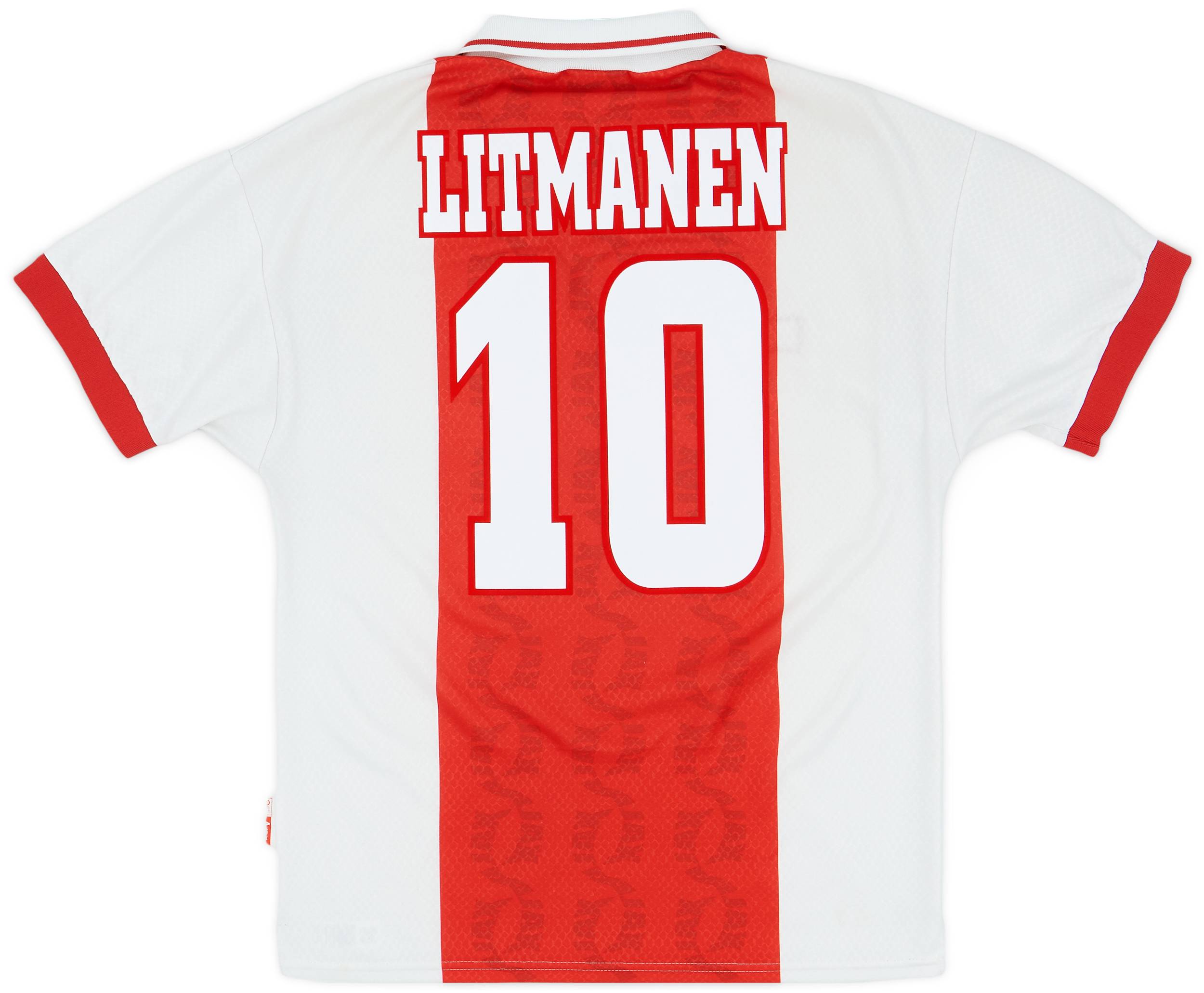 1998-99 Ajax Home Shirt Litmanen #10 - 8/10 - (S)