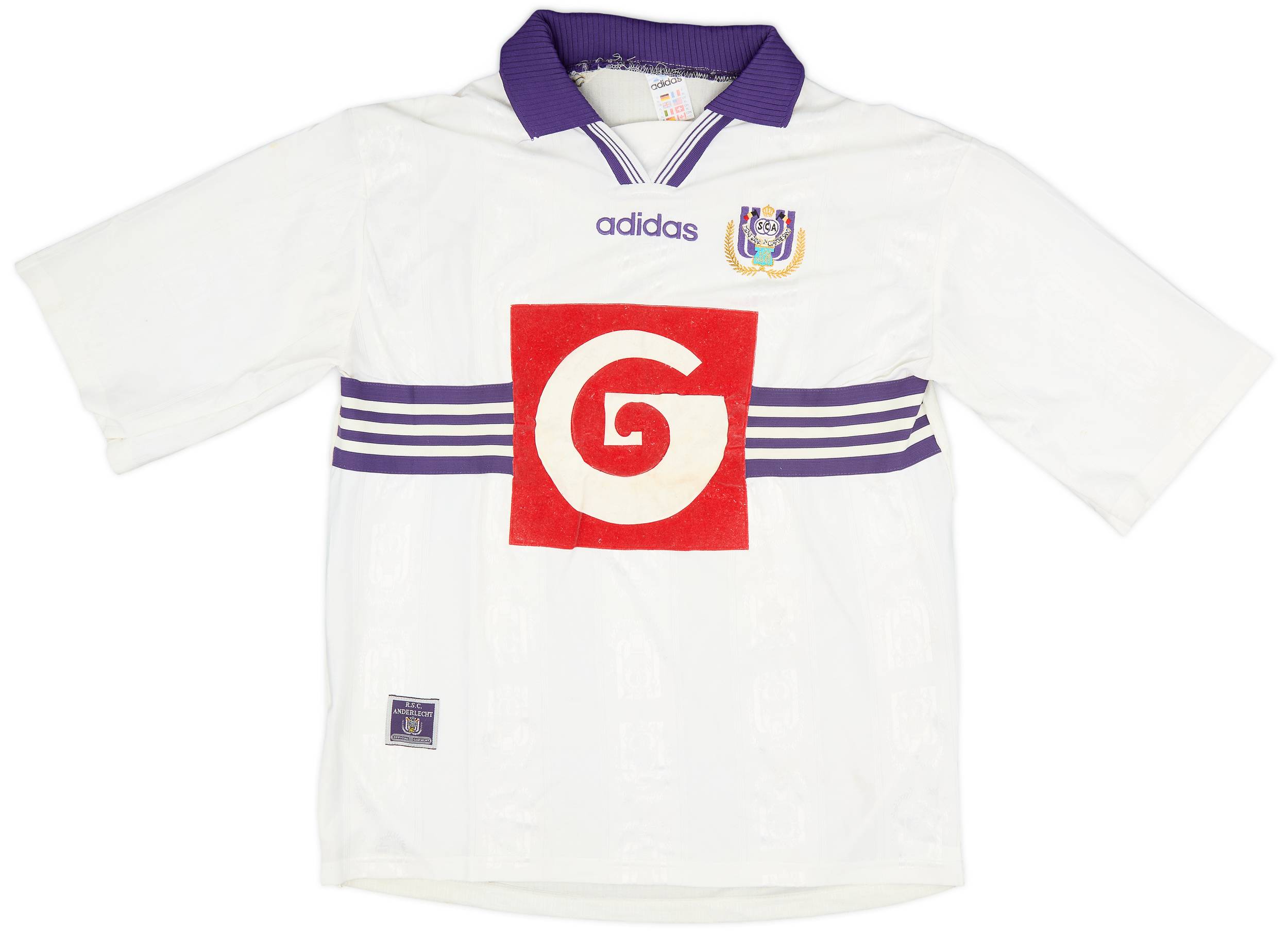 【おトク】 1997-98 Anderlecht Home Shirt - 6/10 - (XL) ウェア