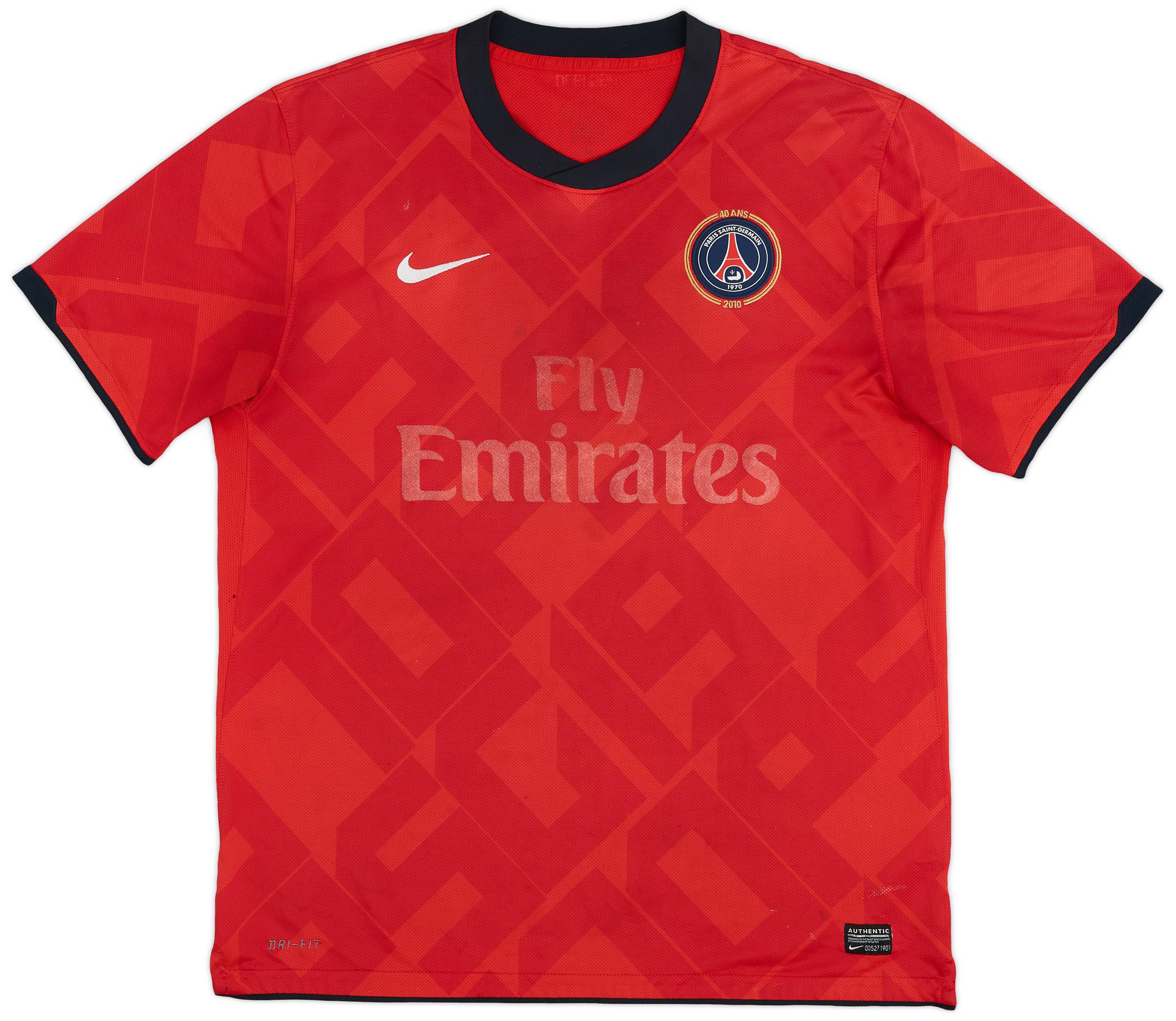 2010-12 Paris Saint-Germain '40 ANS' Home/Third Shirt - 4/10 - (XL)