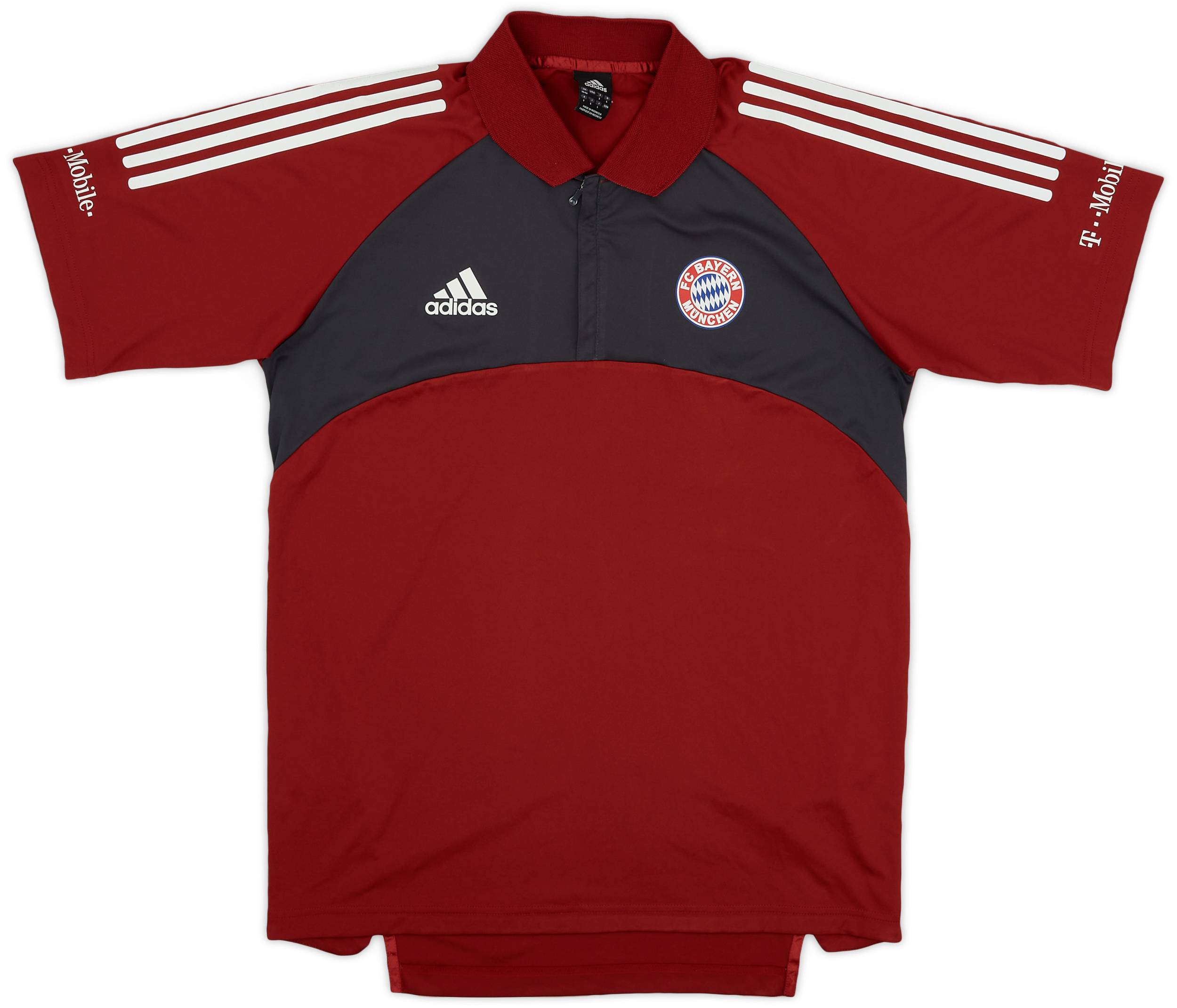 2002-03 Bayern Munich adidas 1/4 Zip Training Shirt - 9/10 - (M)