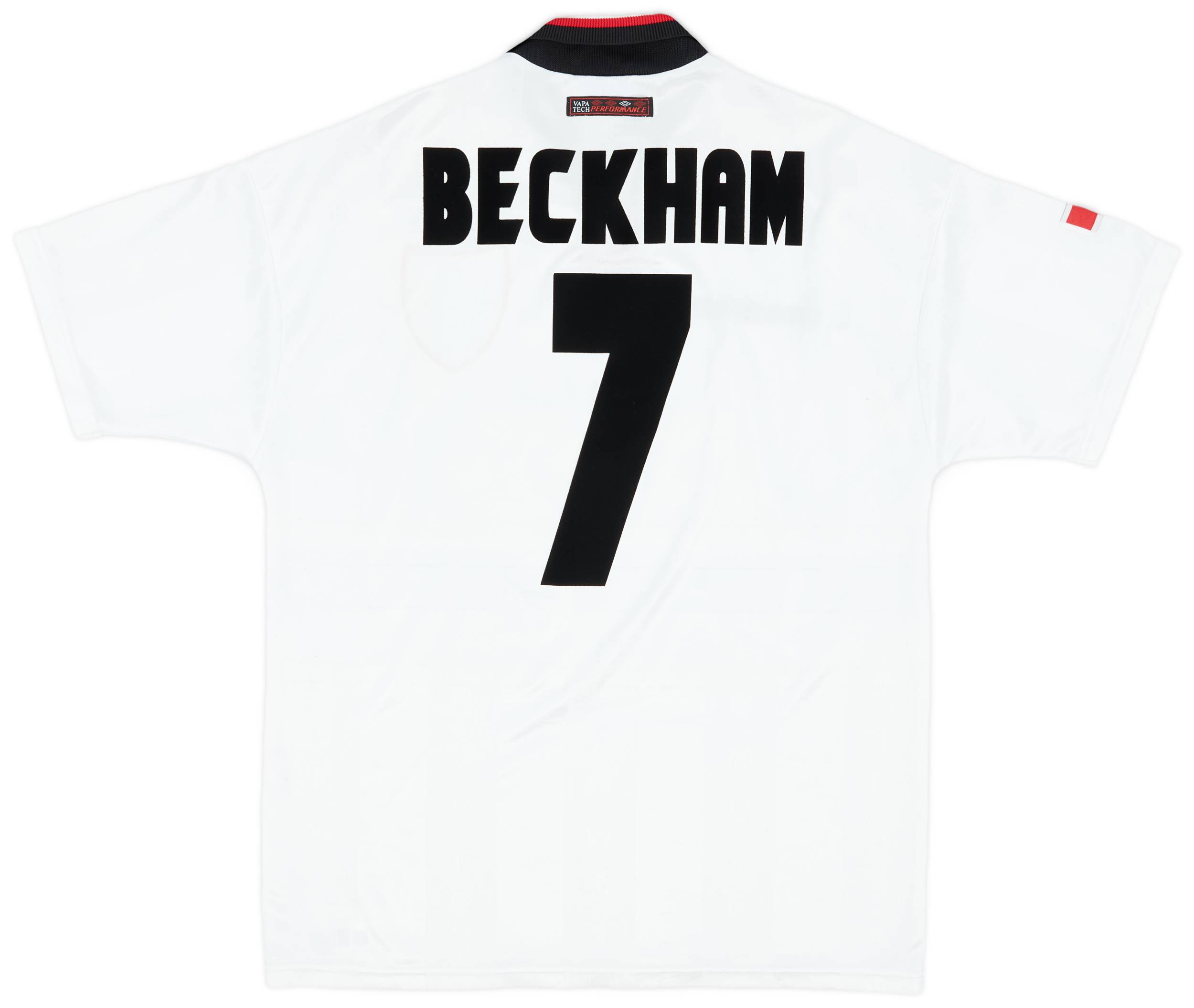 1997-99 Manchester United Away Shirt Beckham #7 - 6/10 - (L)