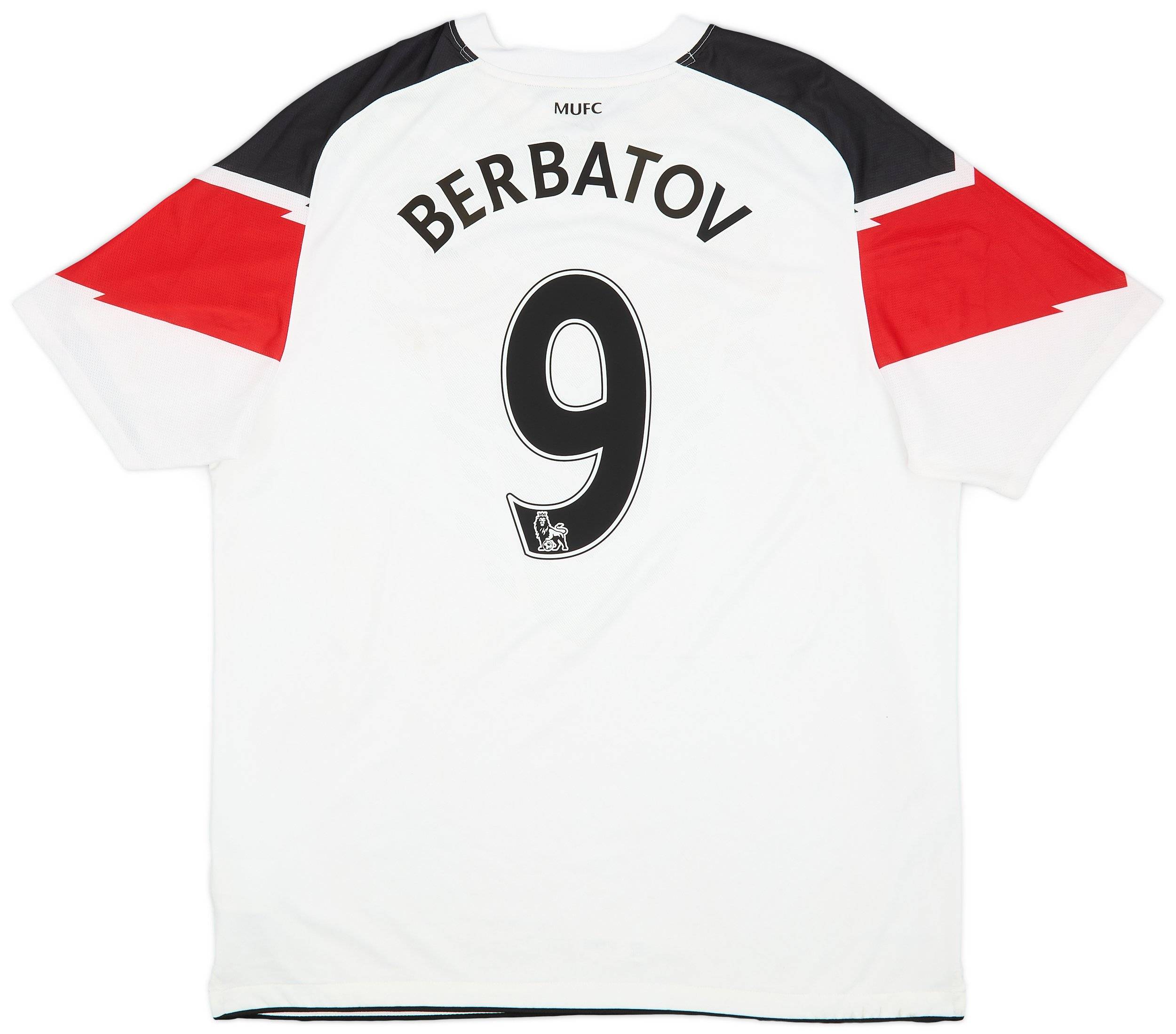 2010-12 Manchester United Away Shirt Berbatov #9 - 6/10 - (XL)