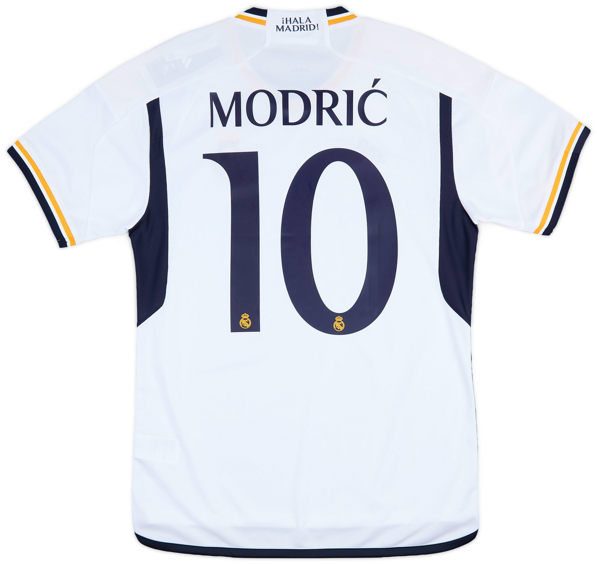 Real Madrid MODRIĆ 10 シャツ 2023-24 Real Madrid Home CL Shirt Modric #10 (M)
