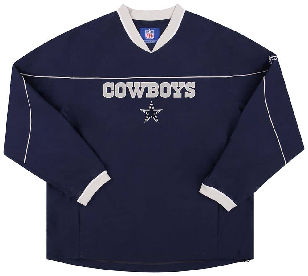 2005 06 Dallas Cowboys Reebok Pullover Winbreaker Jacket XL