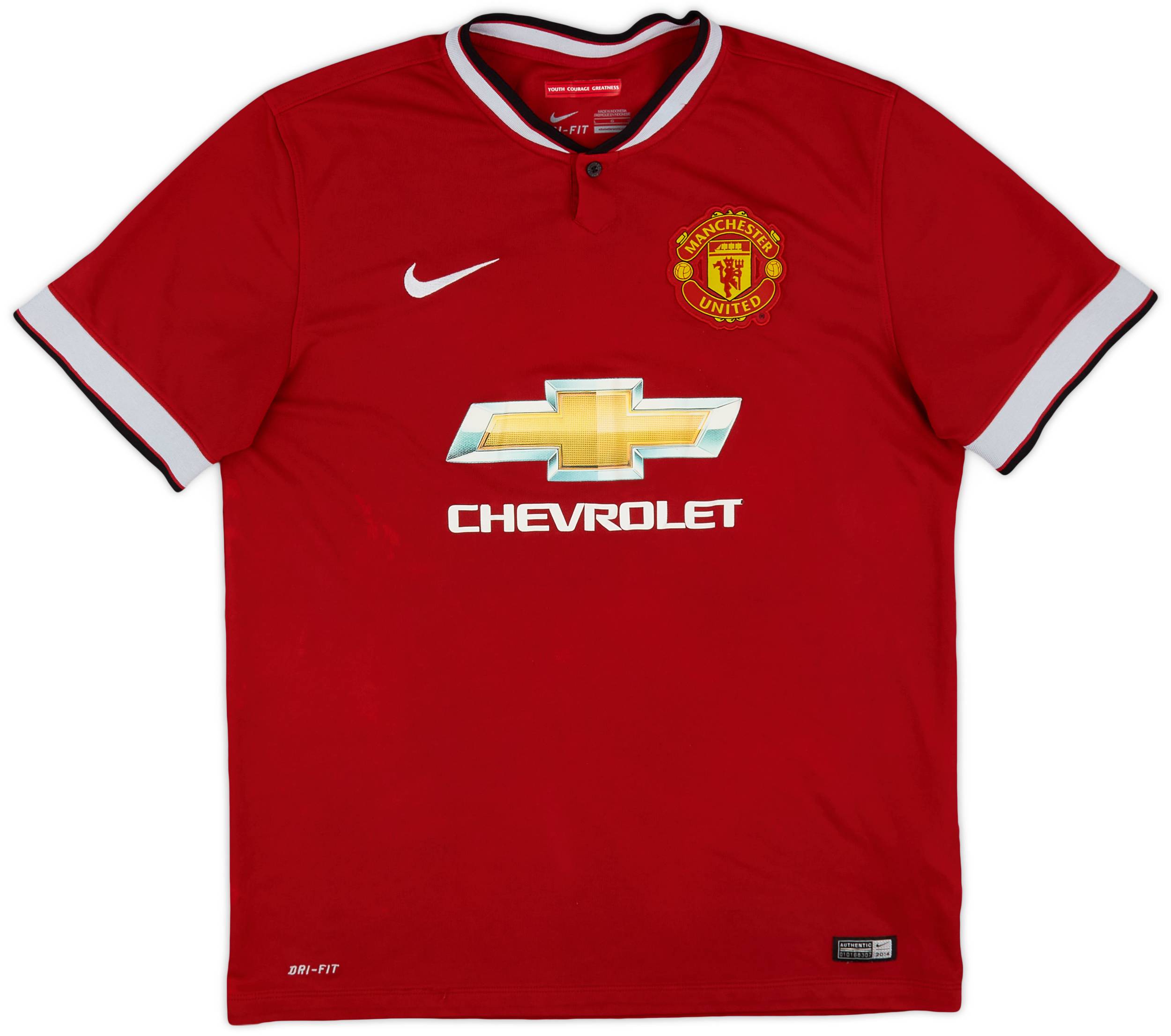 2014-15 Manchester United Home Shirt - 5/10 - (L)