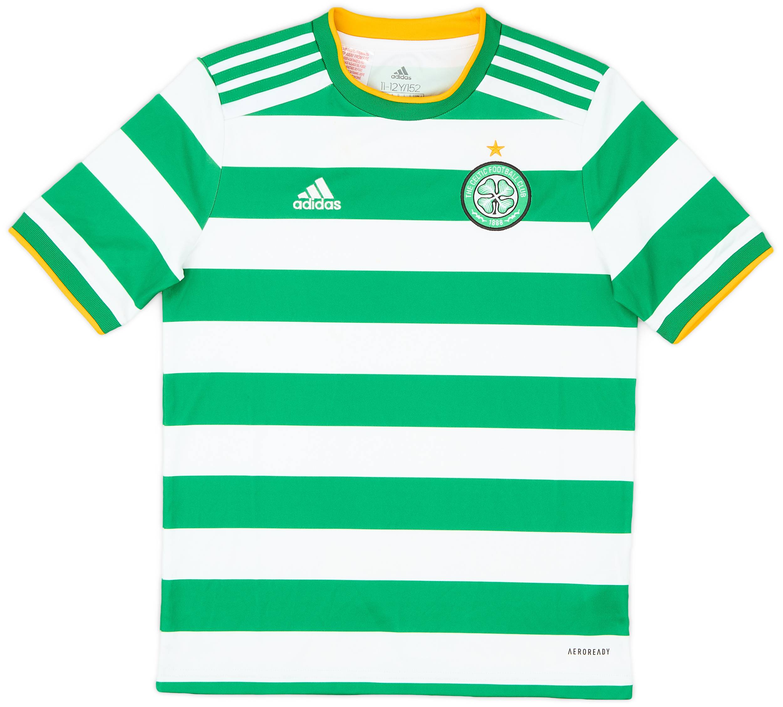 2020-21 Celtic Home Shirt - 8/10 - (M.Boys)