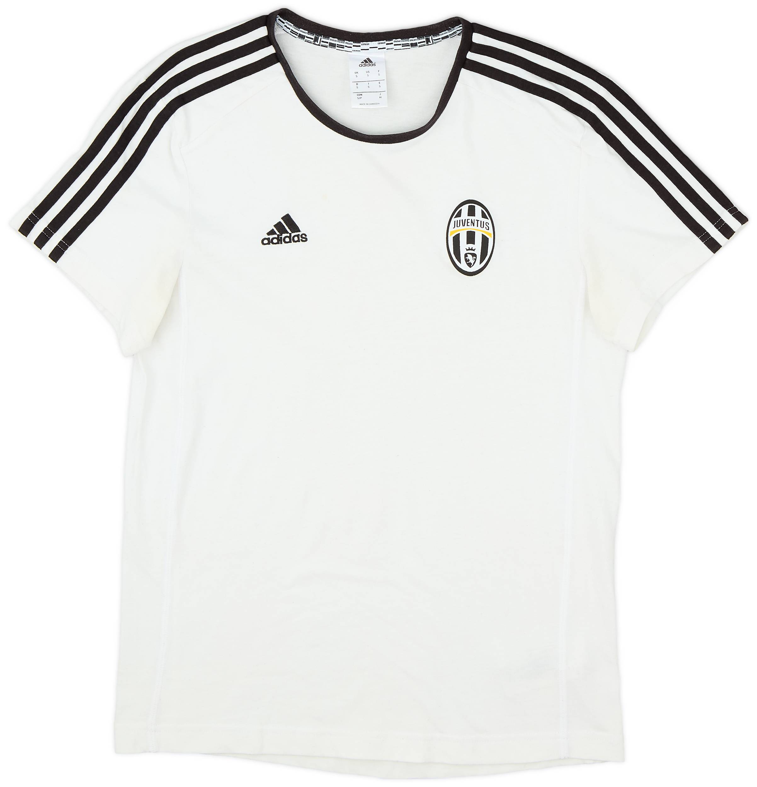 2015-16 Juventus adidas Cotton Tee - 6/10 - (S)