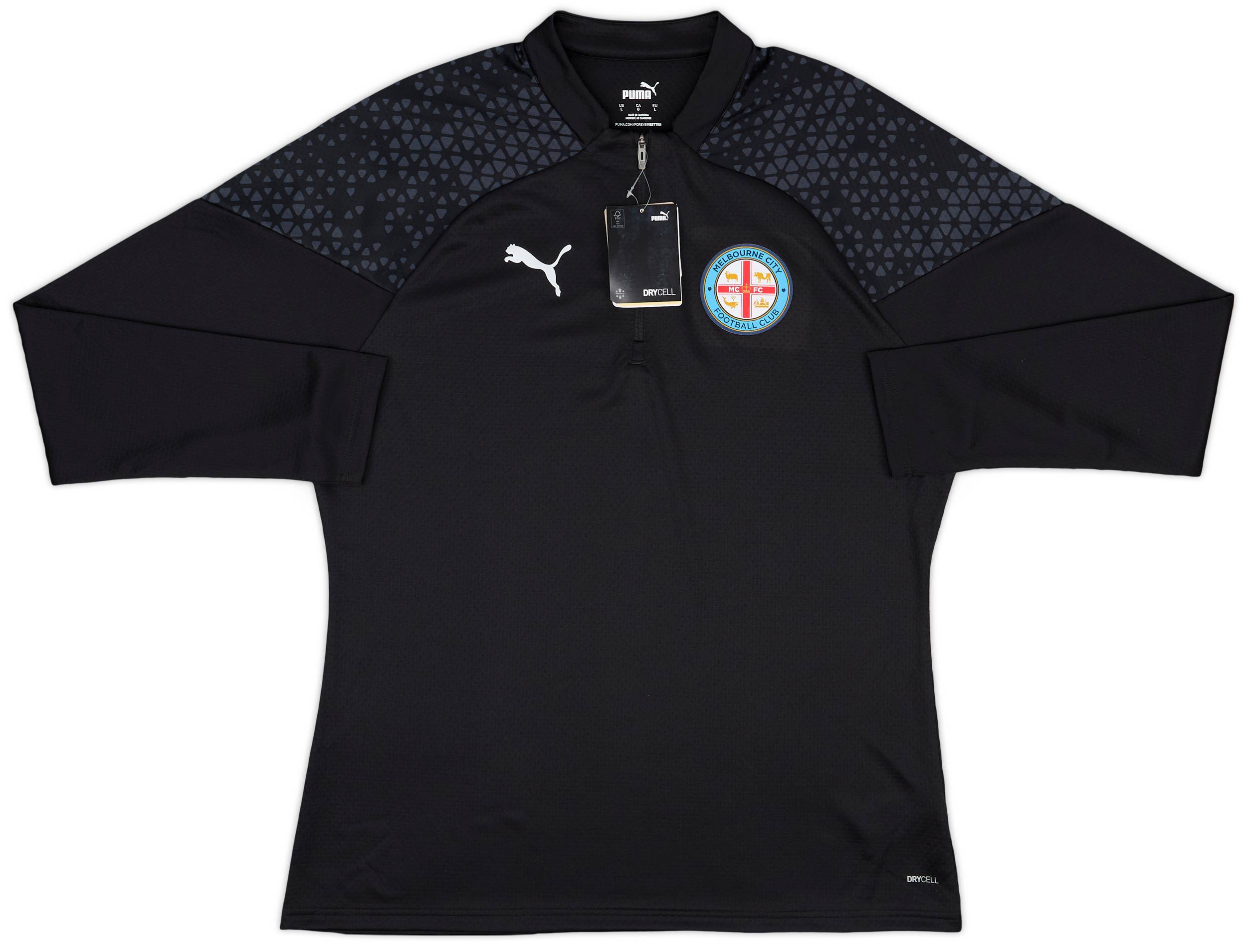 2023-24 Melbourne City Puma 1/4 Zip Training Top