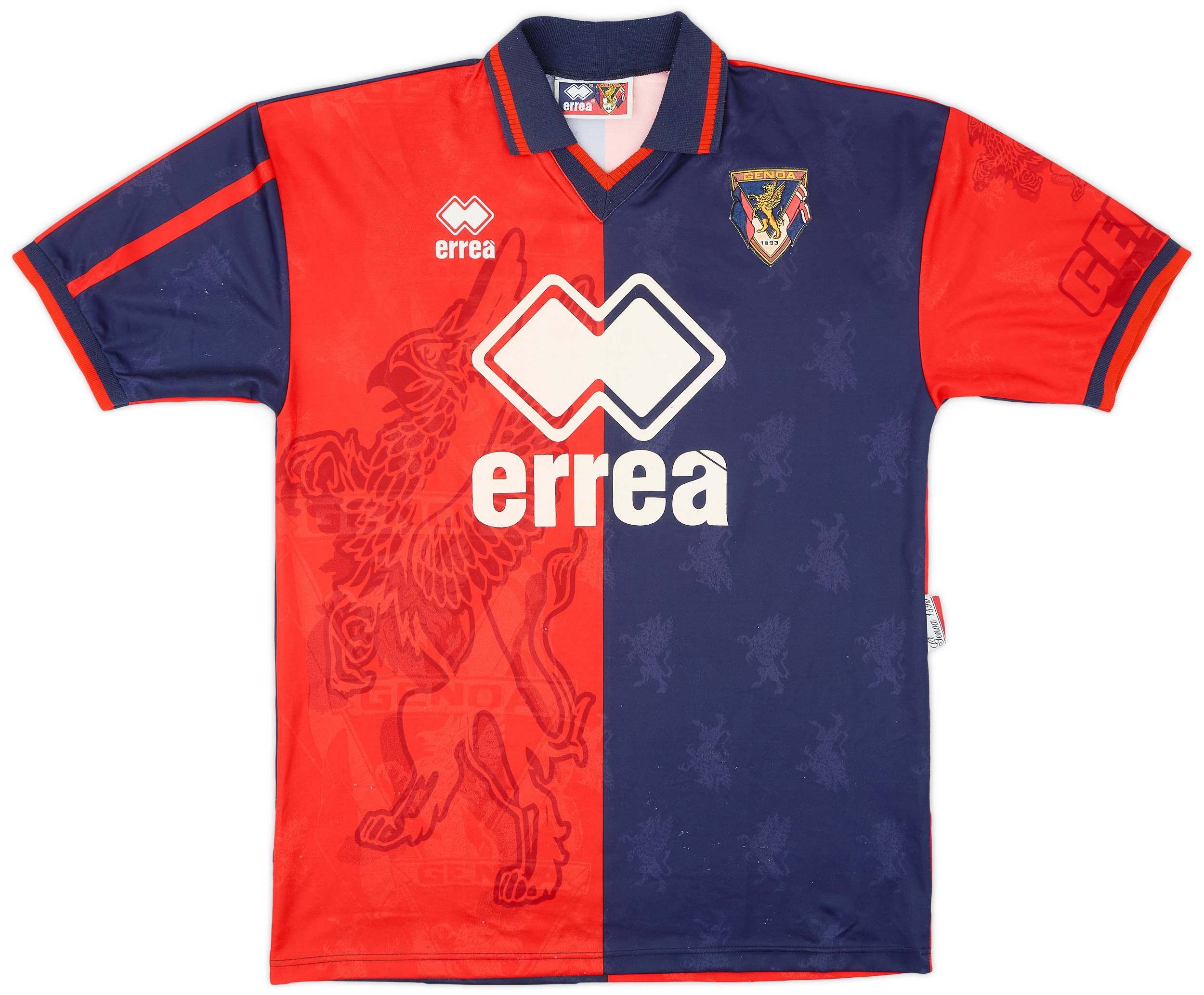 1997-98 Genoa Home Shirt #16 - 7/10 - (L)