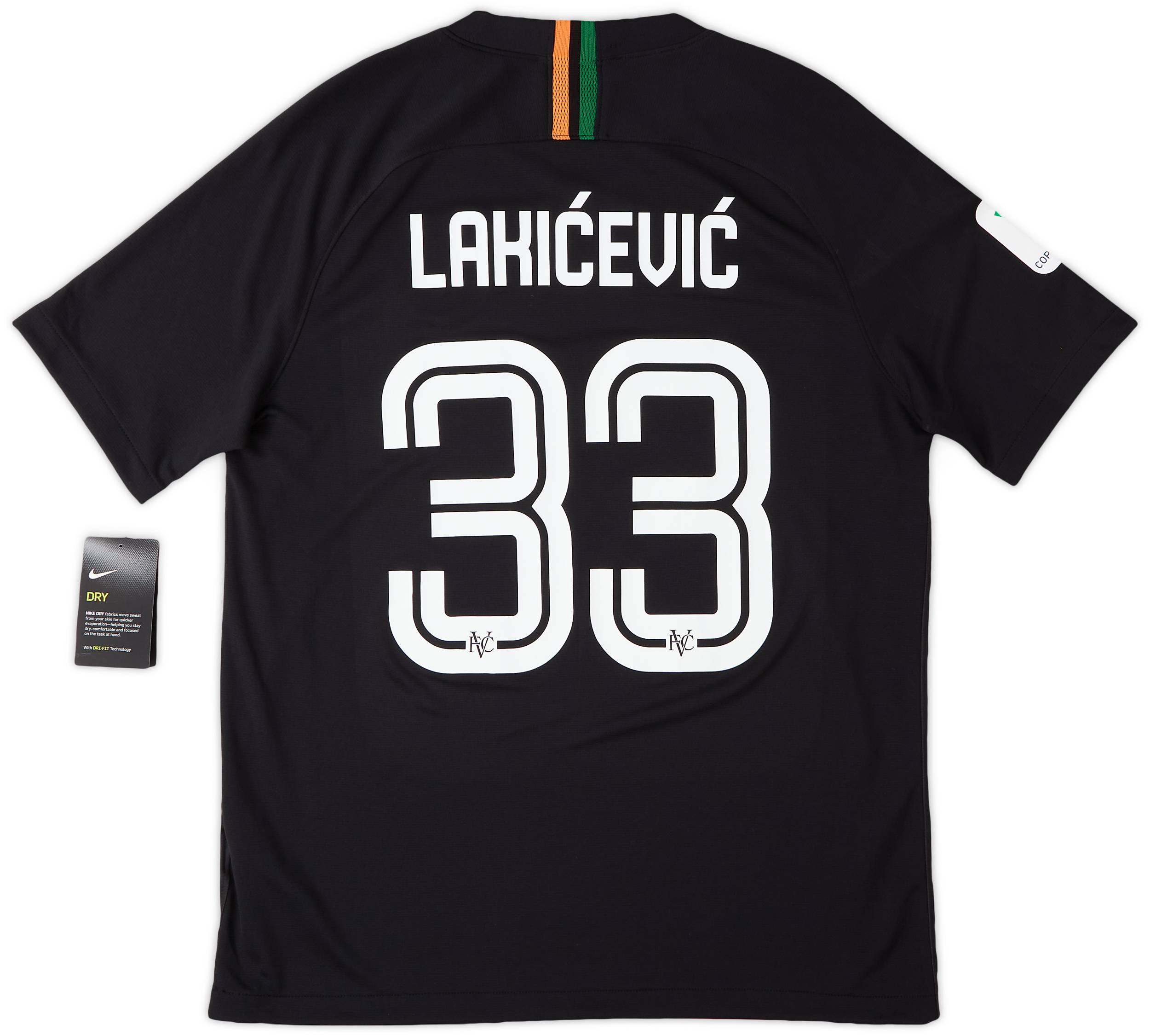 2019-20 Venezia Match Issue Home Shirt Lakicevic #33 (L)