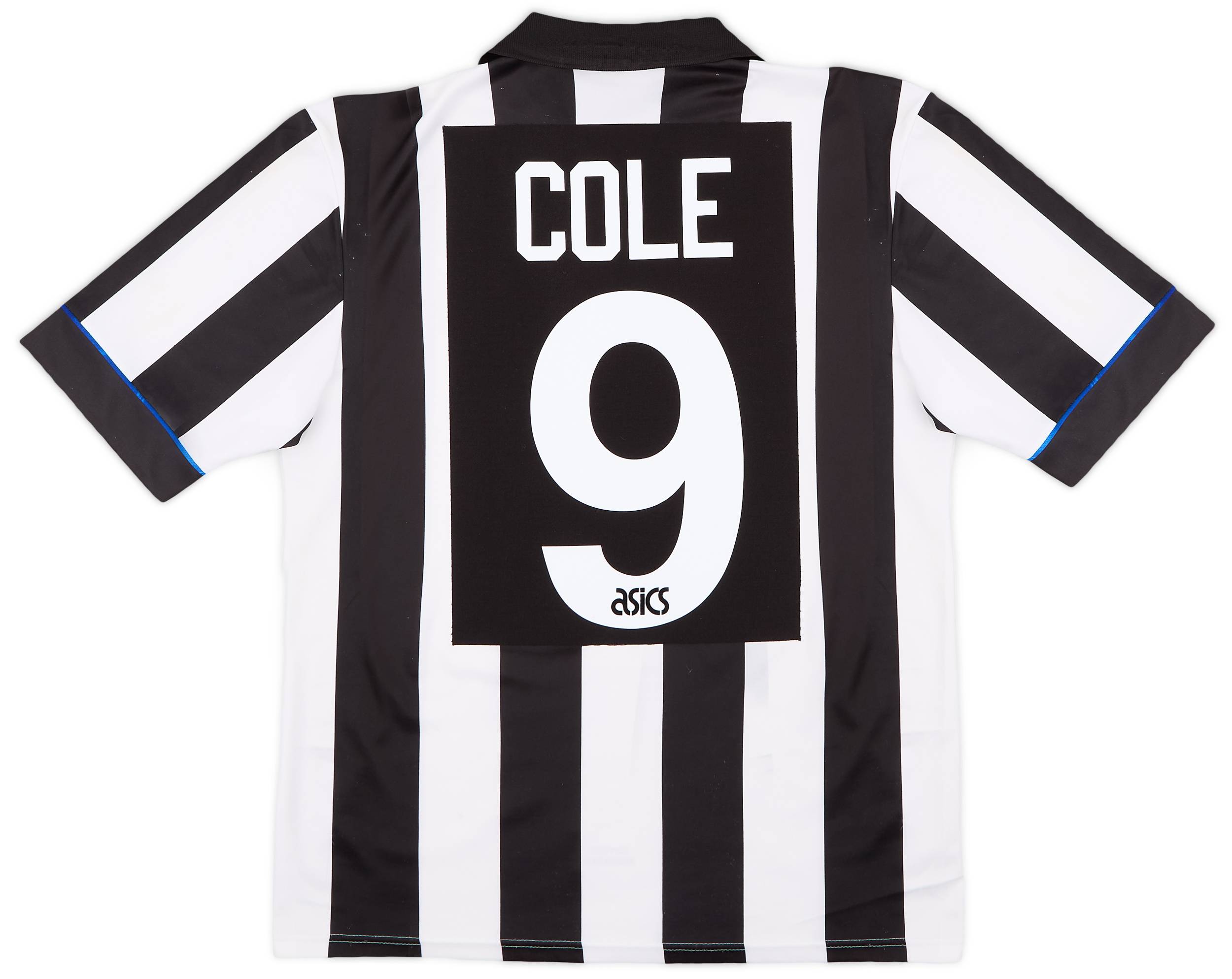 1993-95 Newcastle Home Shirt Cole #9 - 6/10 - (M)