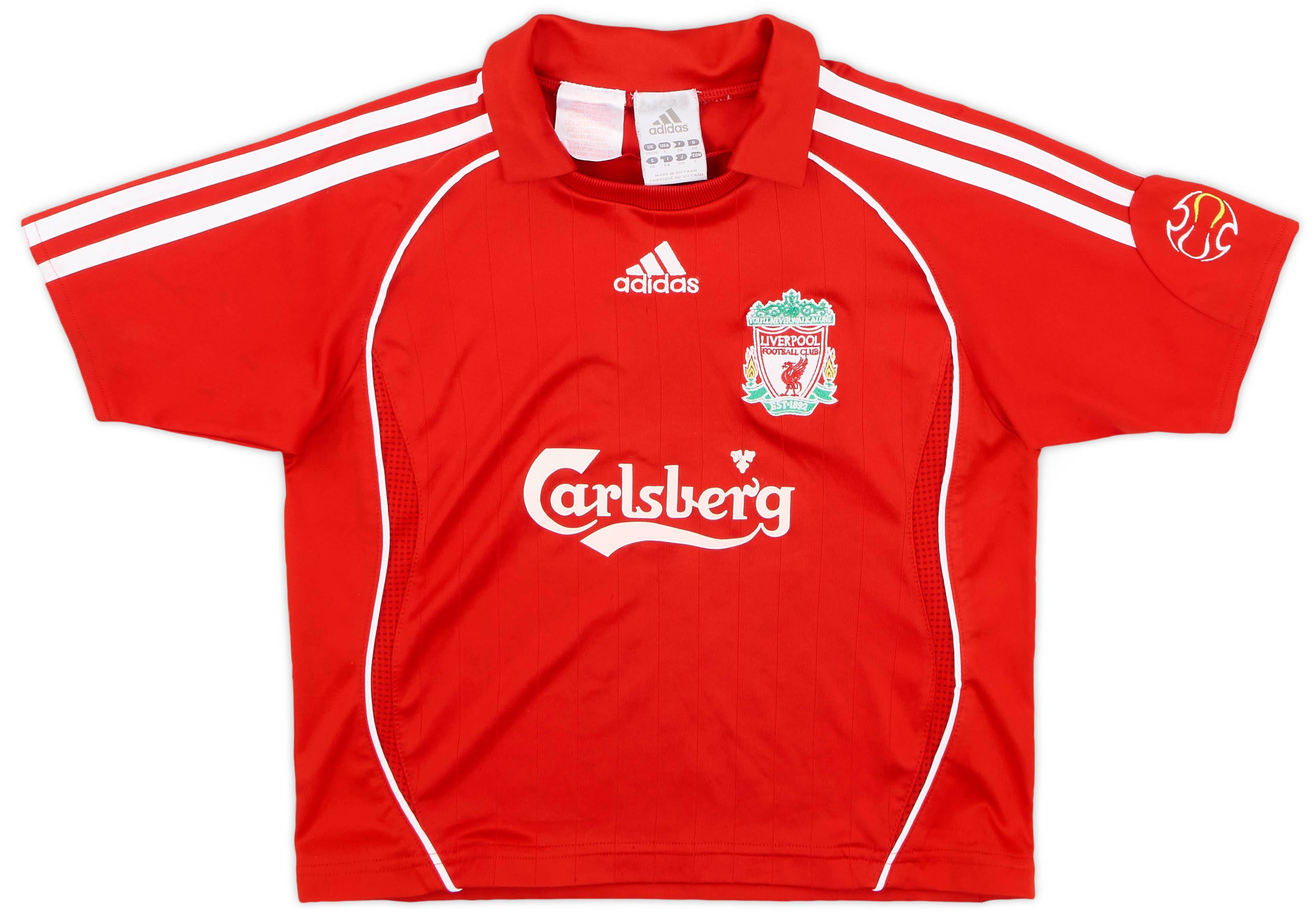 2006-08 Liverpool Home Shirt - 6/10 - (S.Boys)