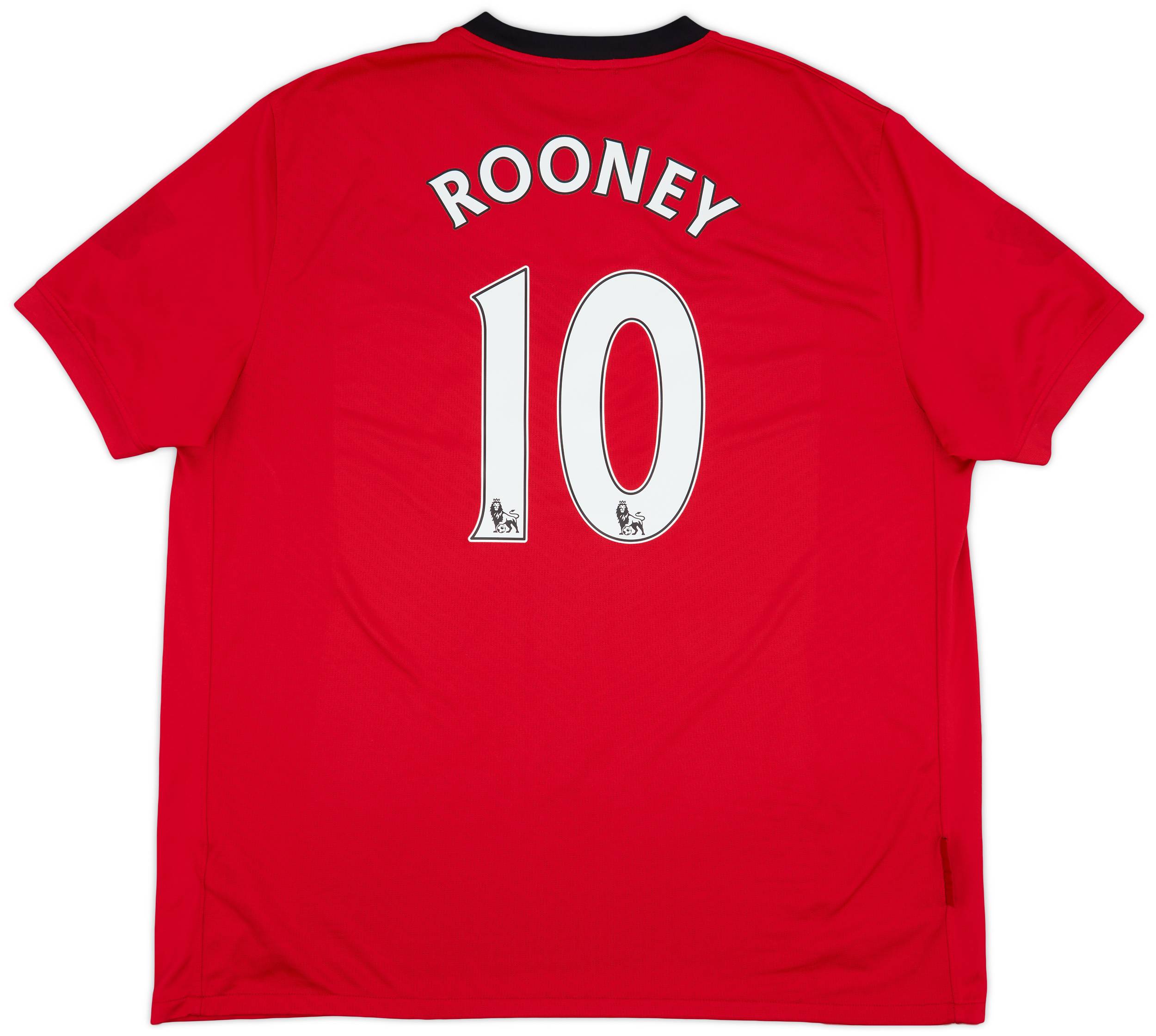 2009-10 Manchester United Home Shirt Rooney #10 - 4/10 - (3XL)