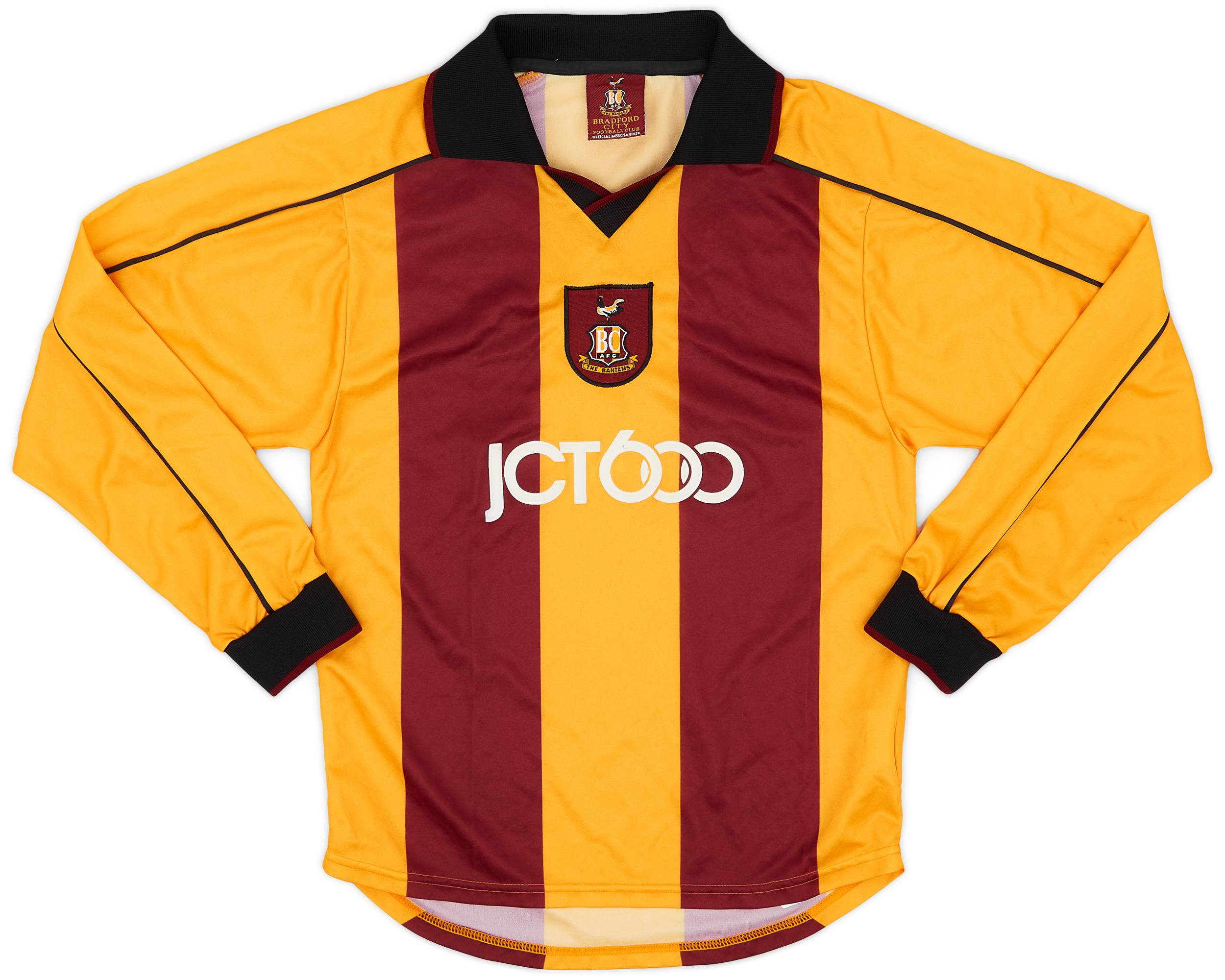 2001-03 Bradford City Home L/S Shirt - 9/10 - (L.Boys)