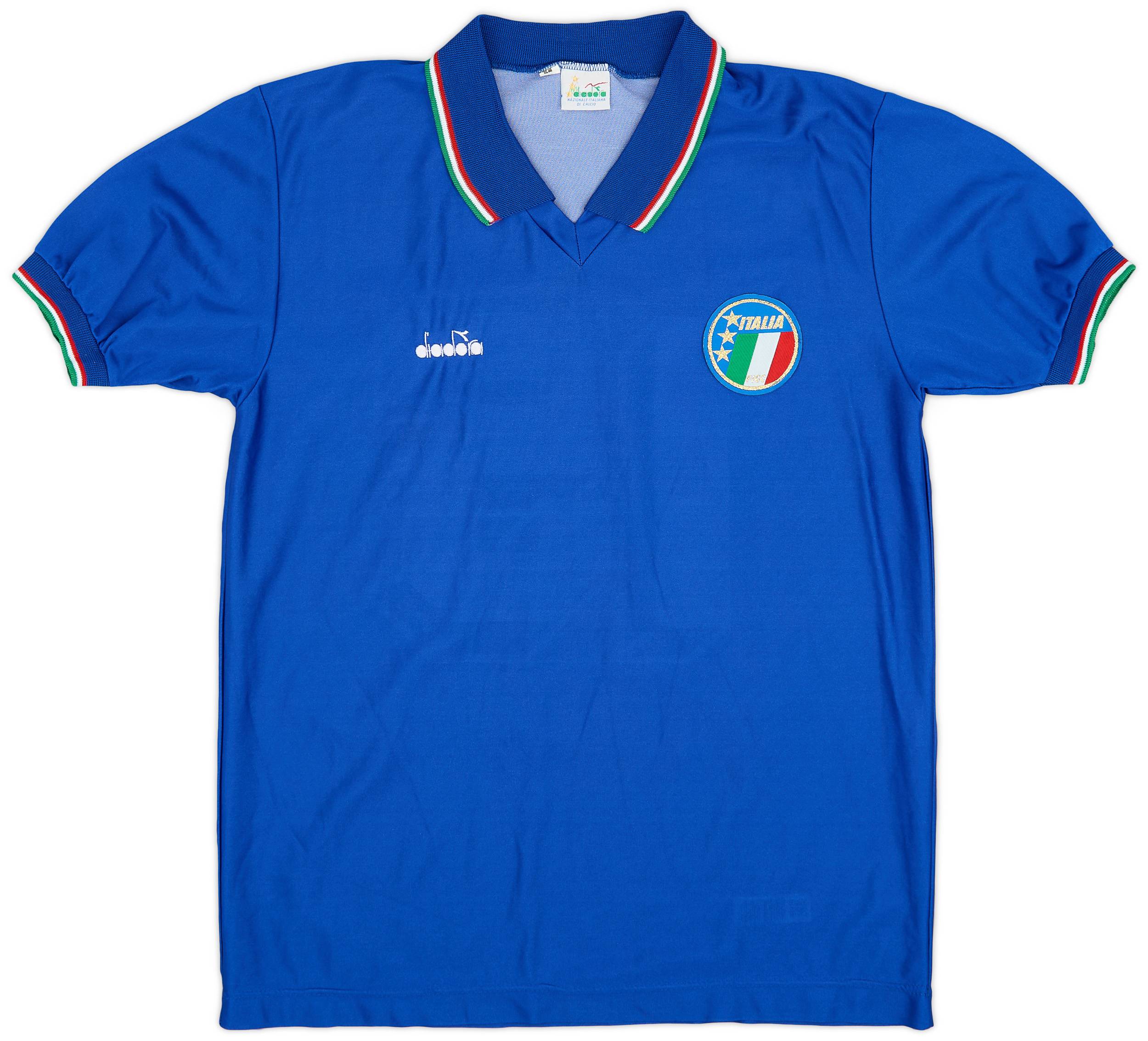 1986-88 Italy Home Shirt #15 (Baggio) - 6/10 - (M)