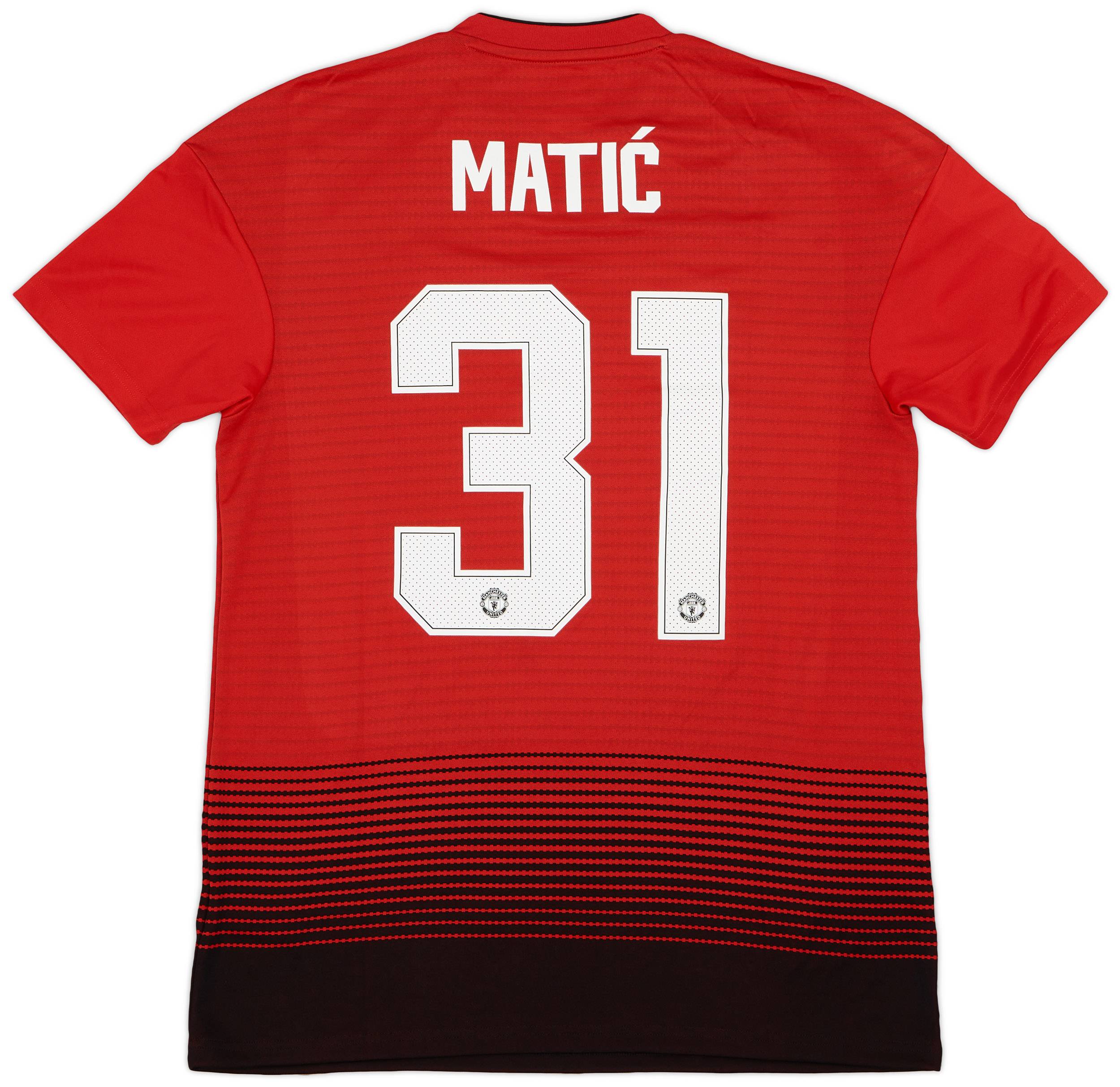 2018-19 Manchester United Home Shirt Matic #31 (M)
