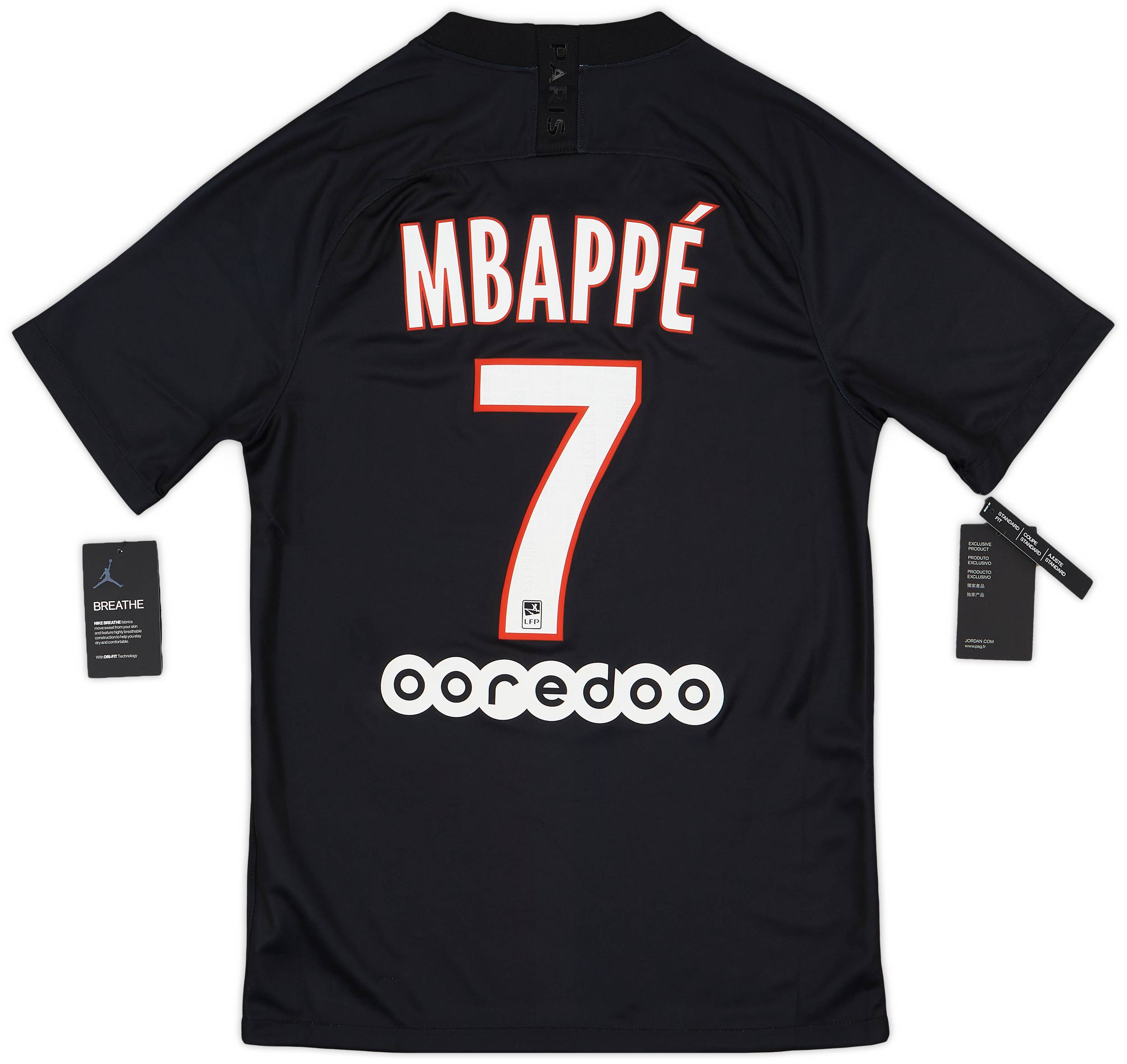 2019-20 Paris Saint-Germain Fourth Shirt Mbappe #7 (S)