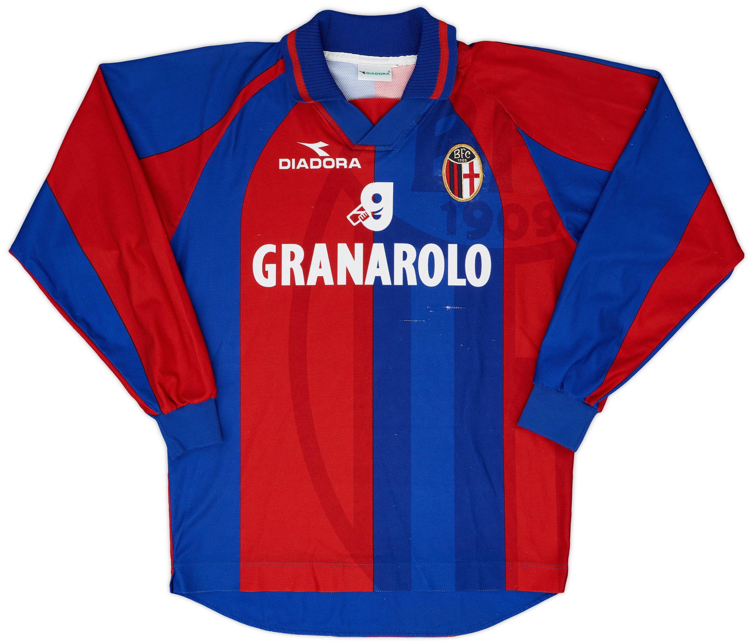 流行 1997-98 (L) - 4/10 - Shirt L/S Home Bologna ウェア