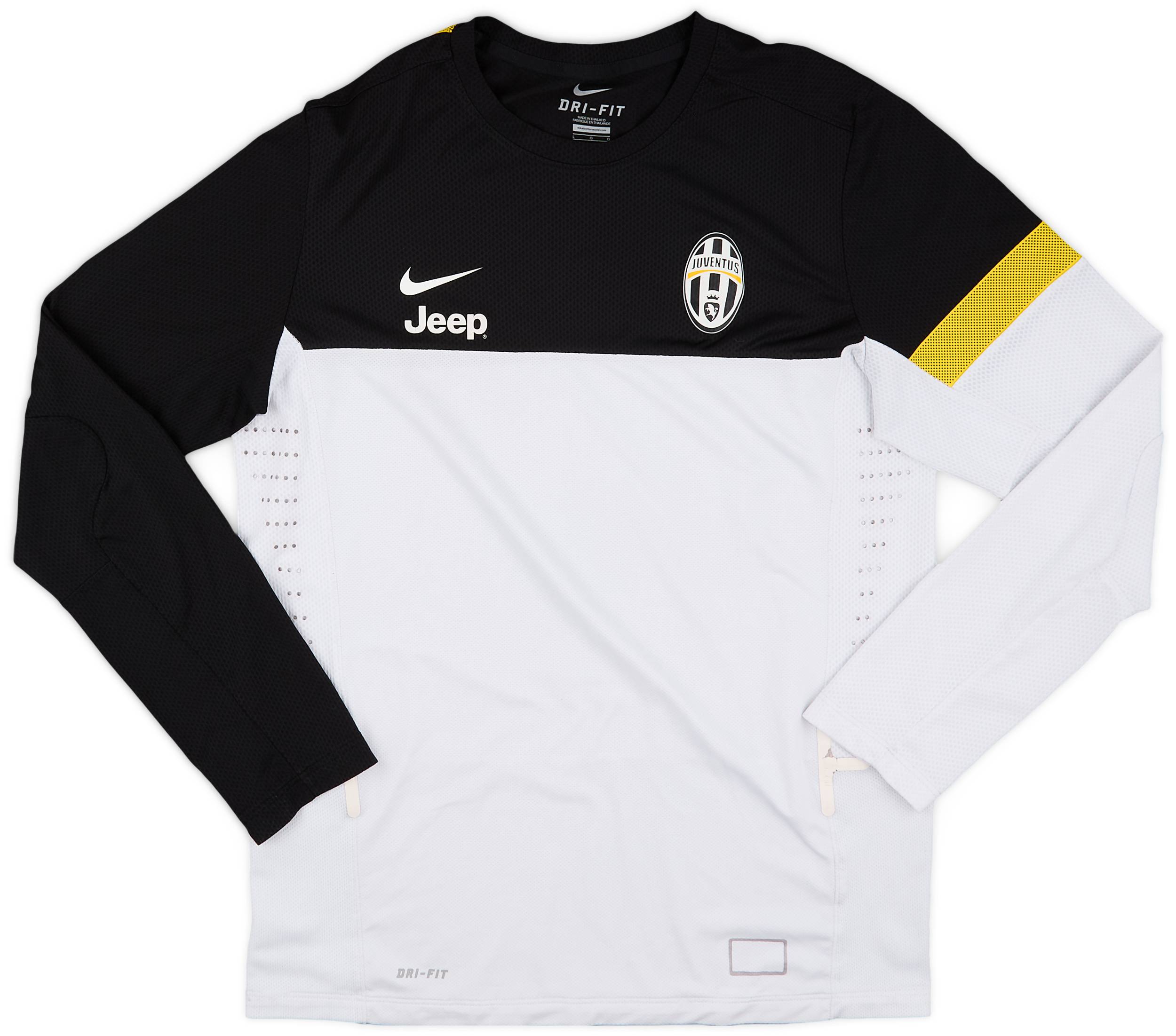 2012-13 Juventus Player Issue Nike Training L/S Shirt - 7/10 - (L)
