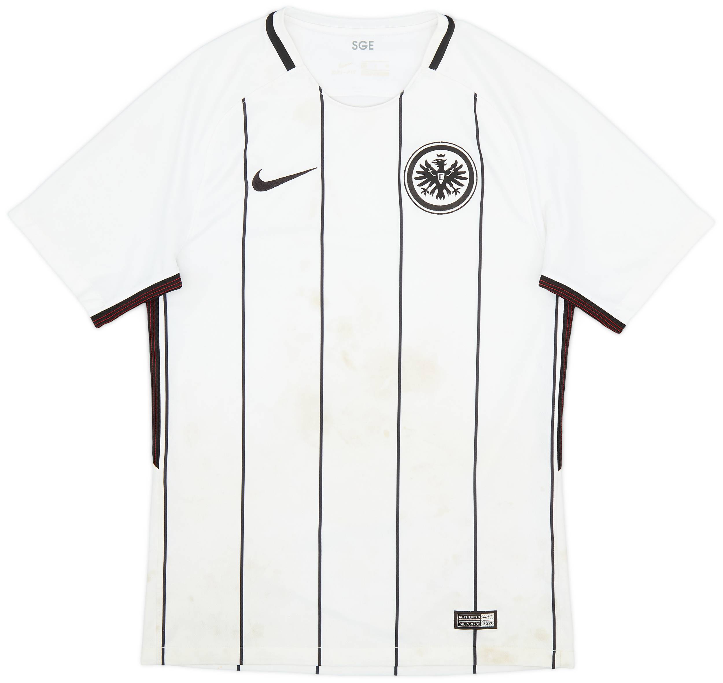 2017-18 Eintracht Frankfurt Home Shirt - 3/10 - (S)
