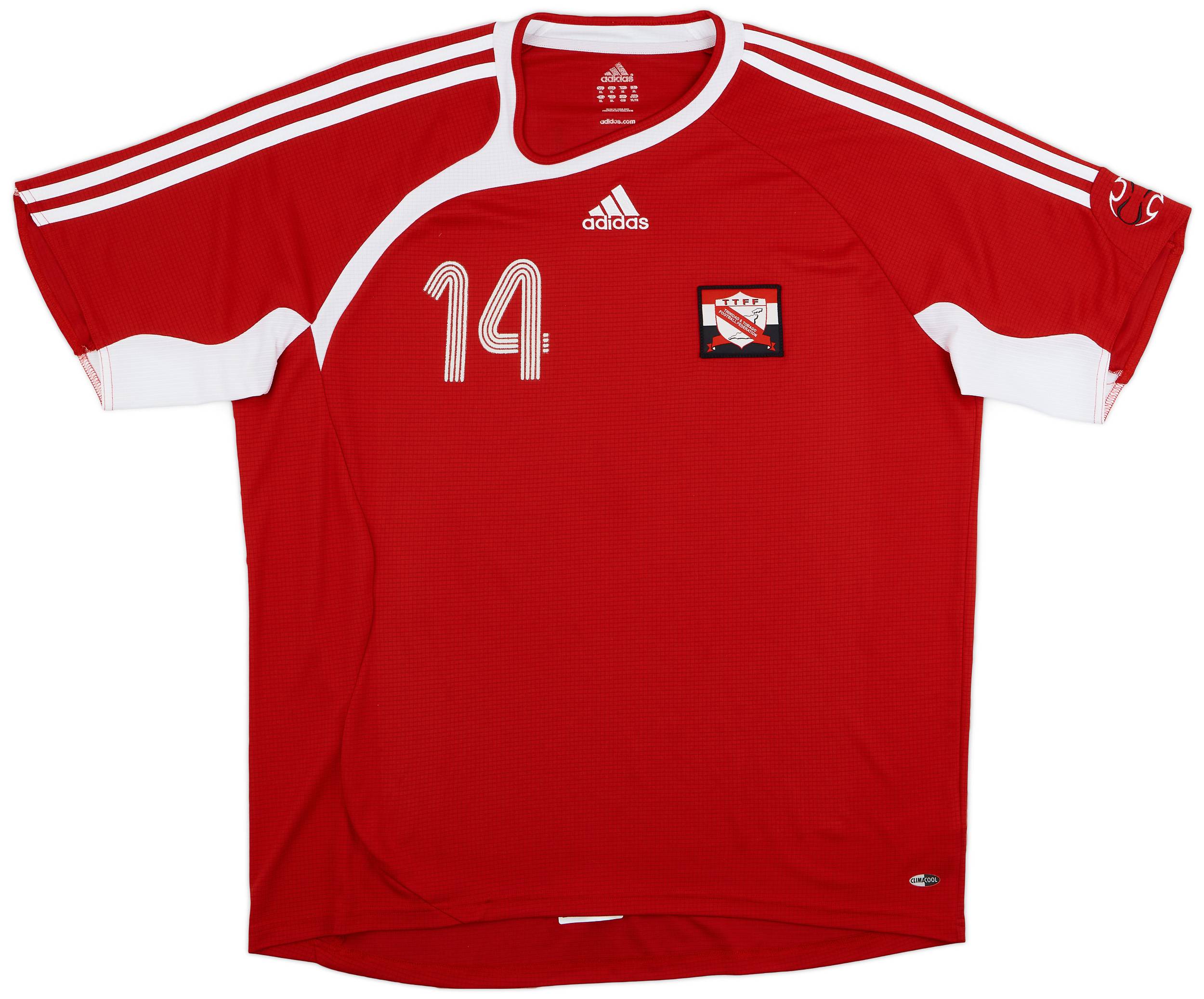 トップス NO.TANK/STD 2006 Trinidad & Tobago Home Shirt John #14 - 8/10 - (XL)