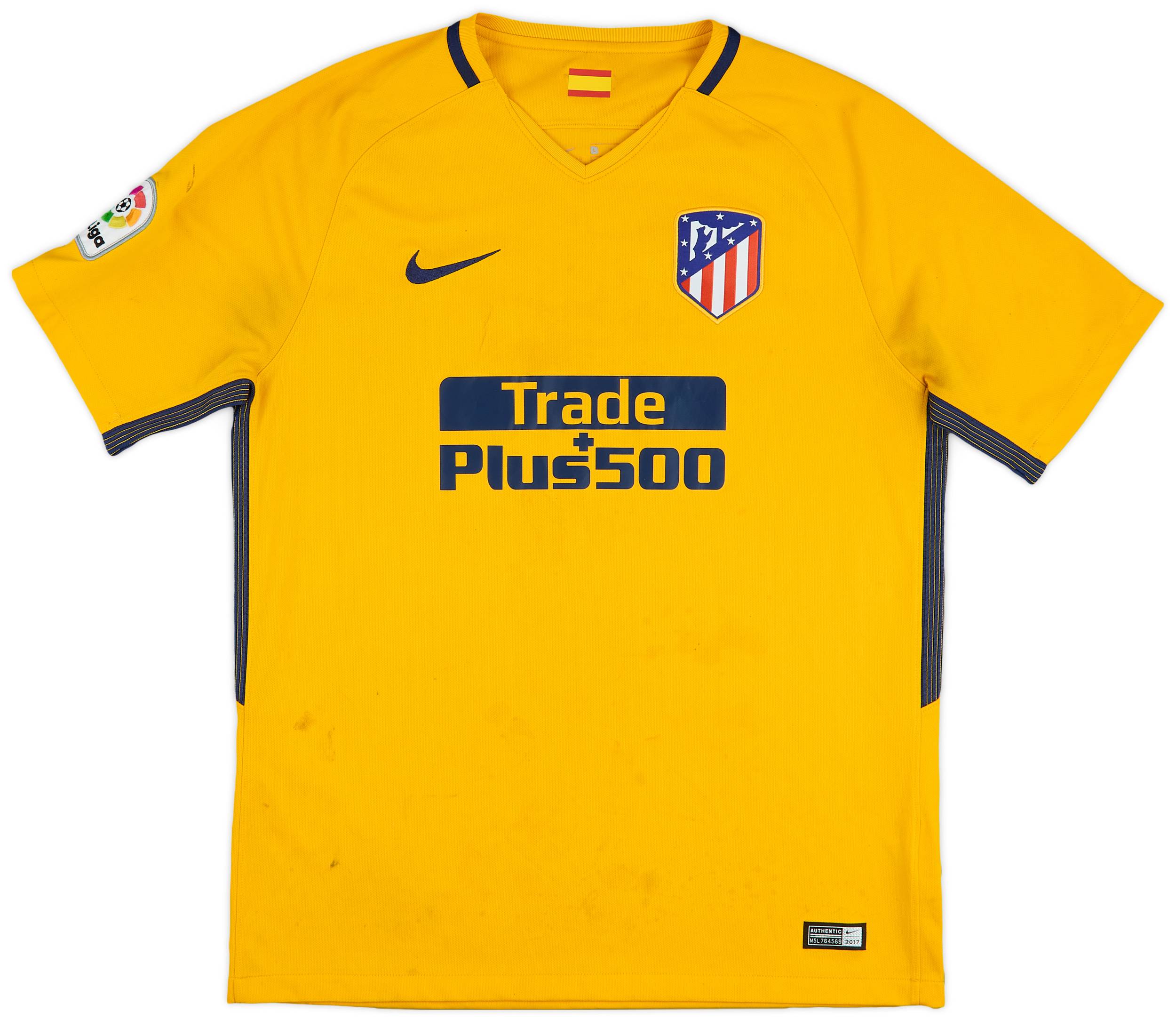 2017-18 Atletico Madrid Away Shirt - 5/10 - (L)