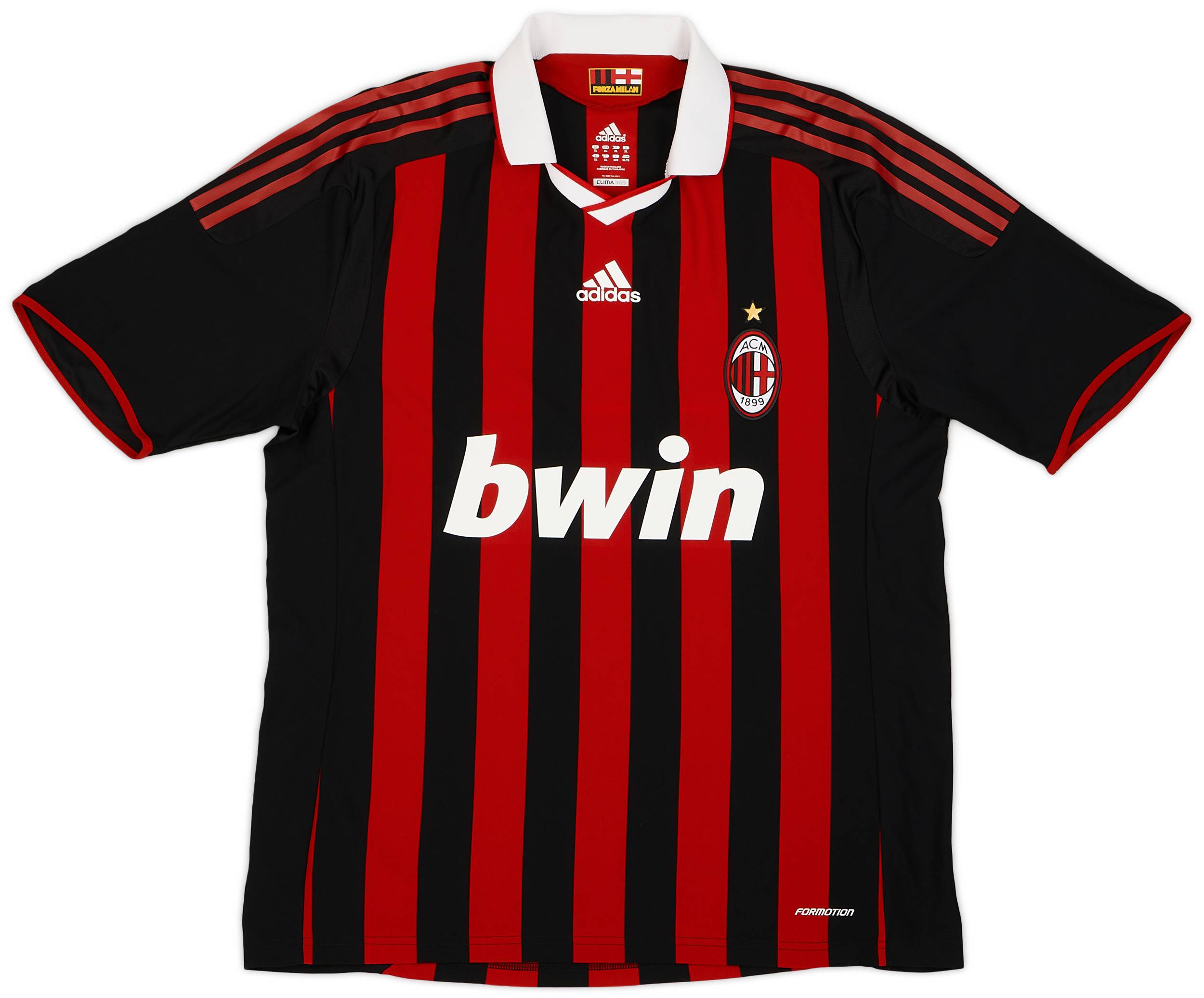 2009-10 AC Milan Player Issue Home Shirt #10 - 6/10 - (XL)