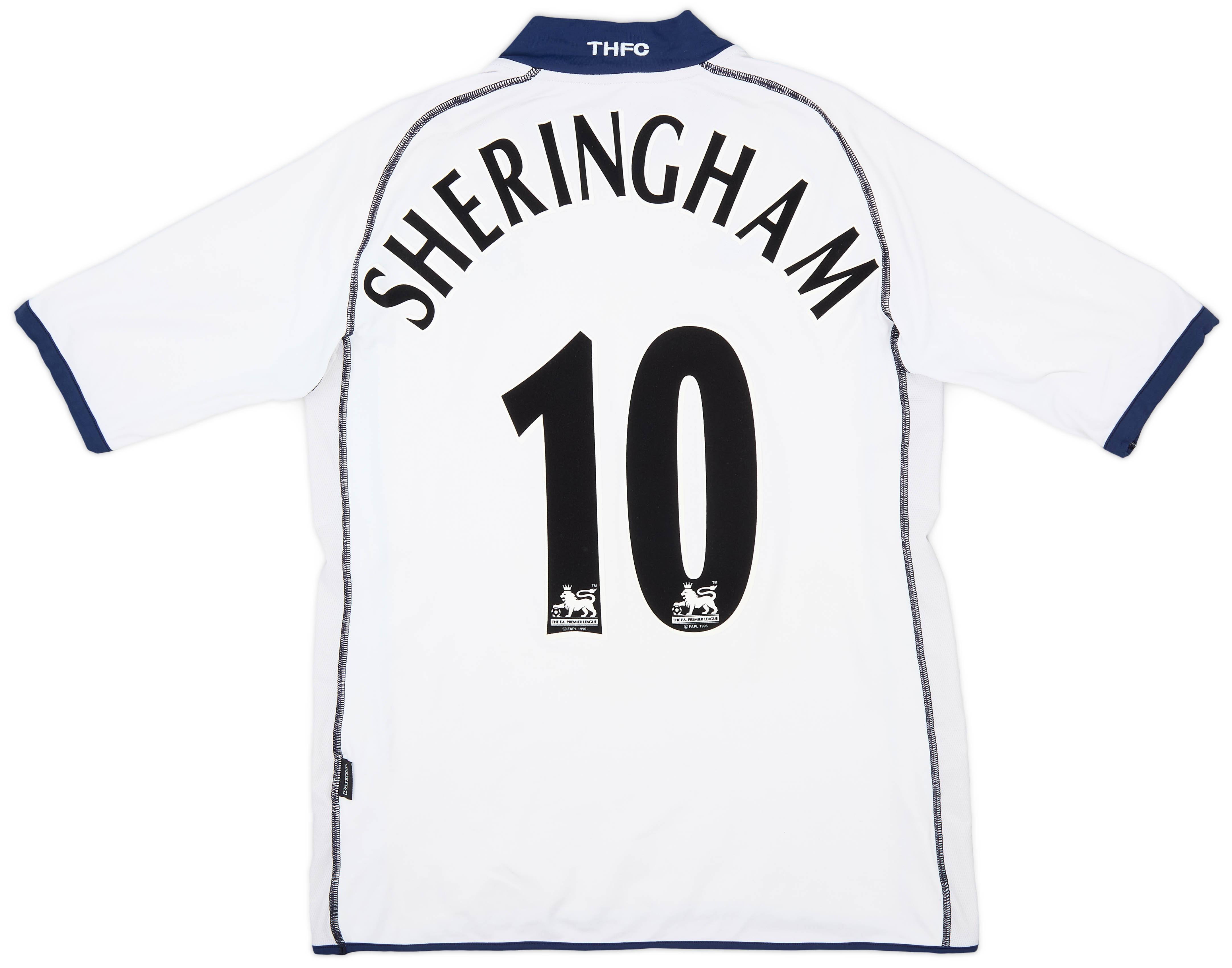 2002-04 Tottenham Home Shirt Sheringham #10 - 6/10 - (L)