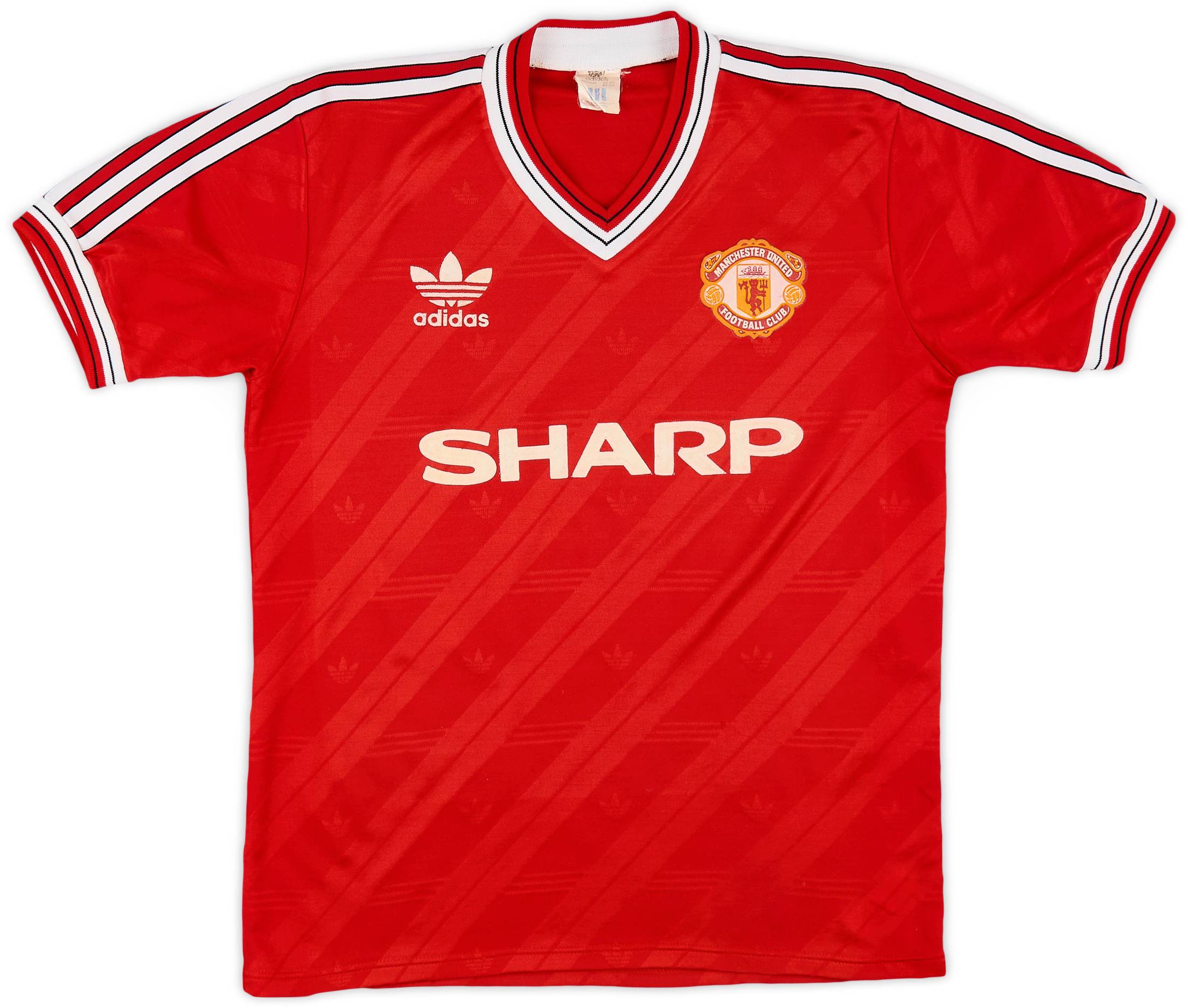 1986-88 Manchester United Home Shirt - 9/10 - (M)