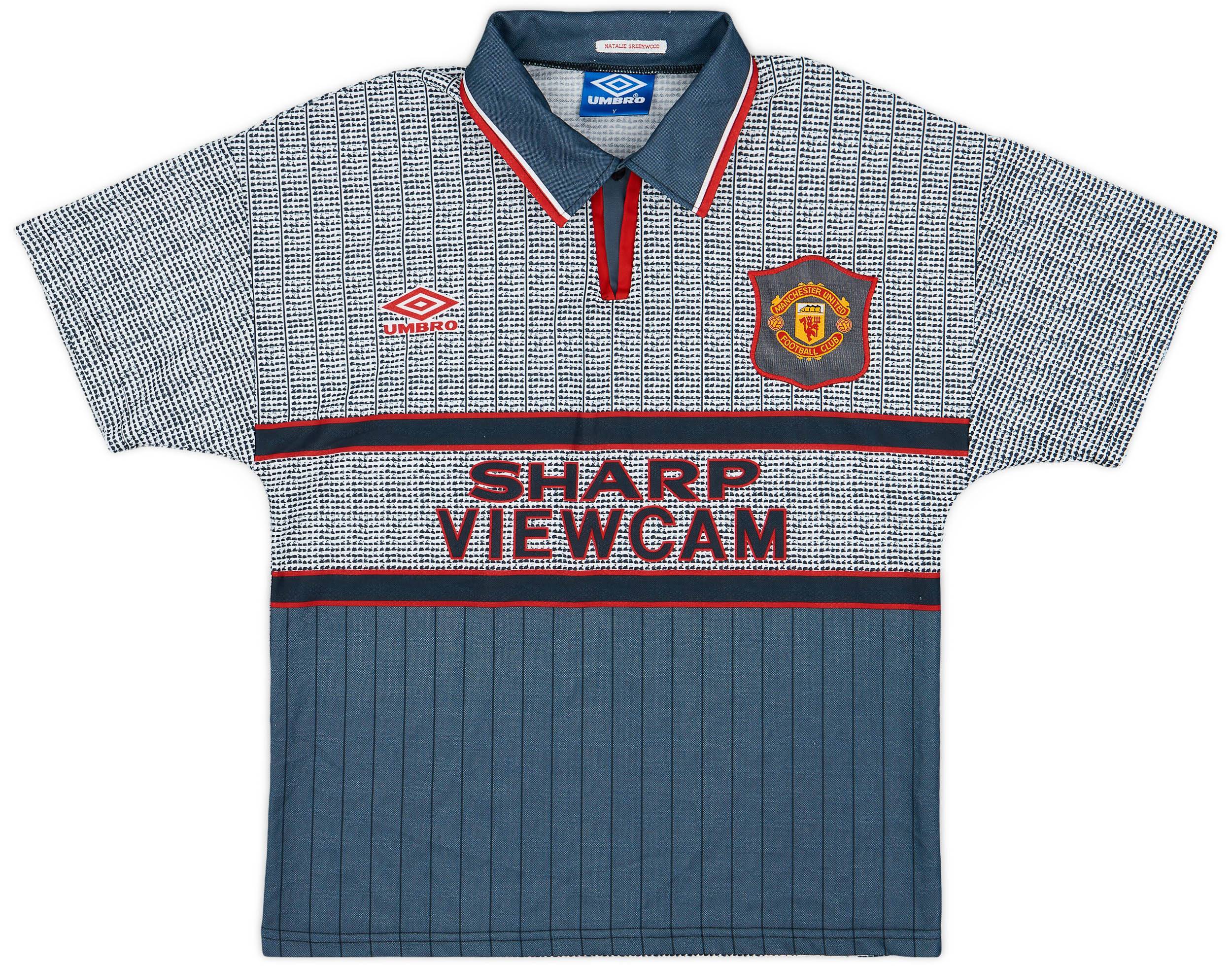1995-96 Manchester United Away Shirt - 9/10 - (Y)