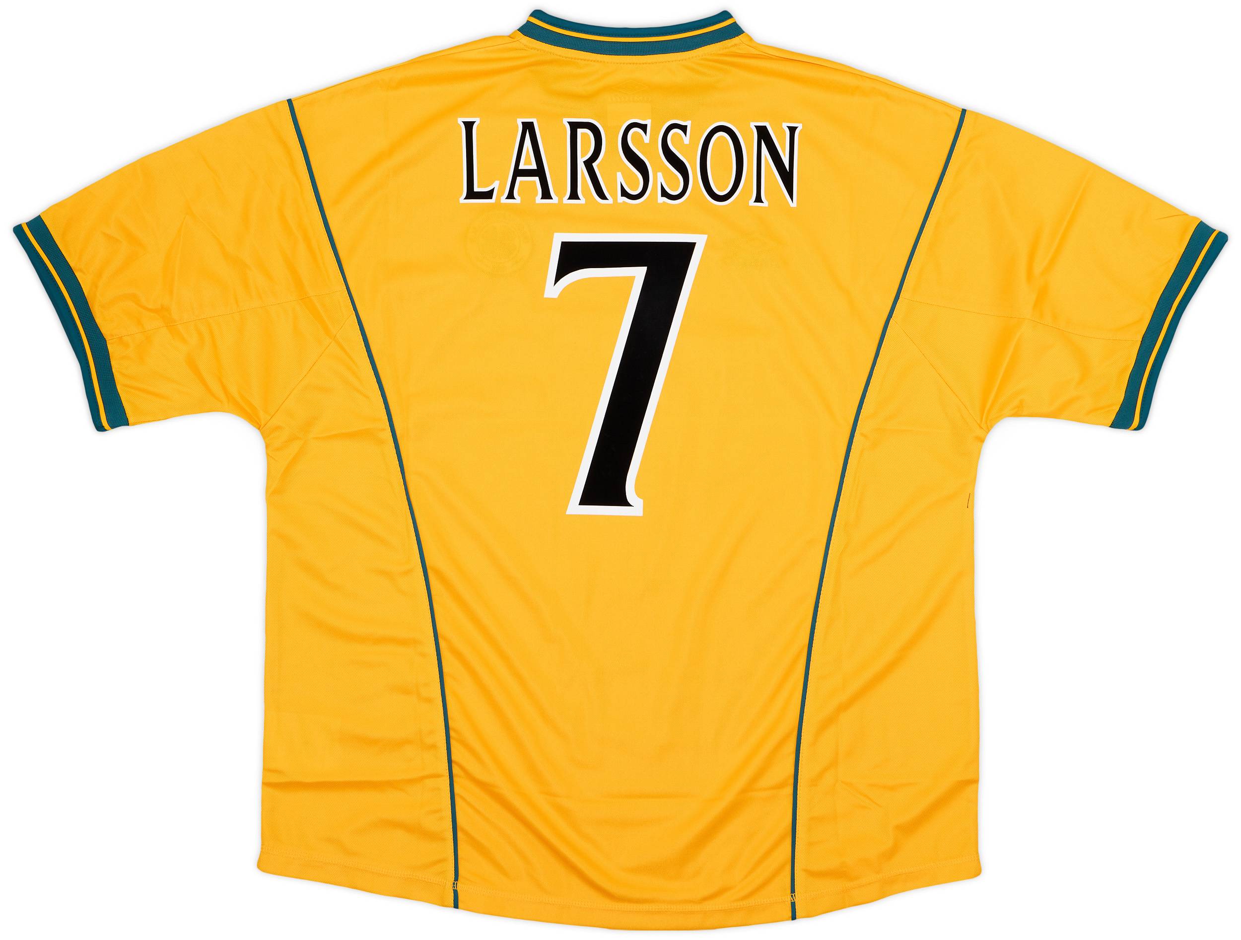 2000-02 Celtic Away Shirt Larsson #7 (XXL)