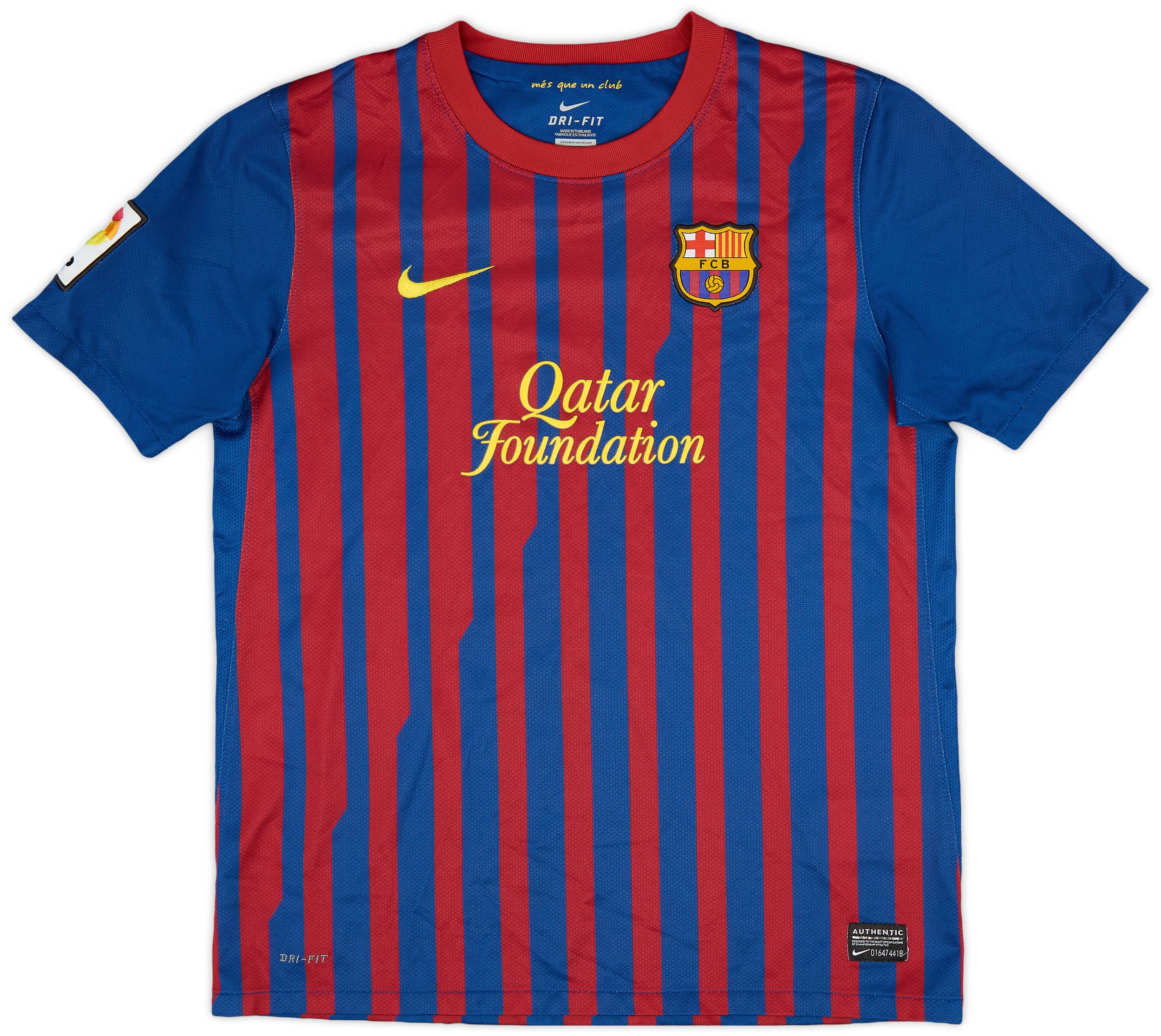 2011-12 Barcelona Home Shirt - 9/10 - (XL.Boys)