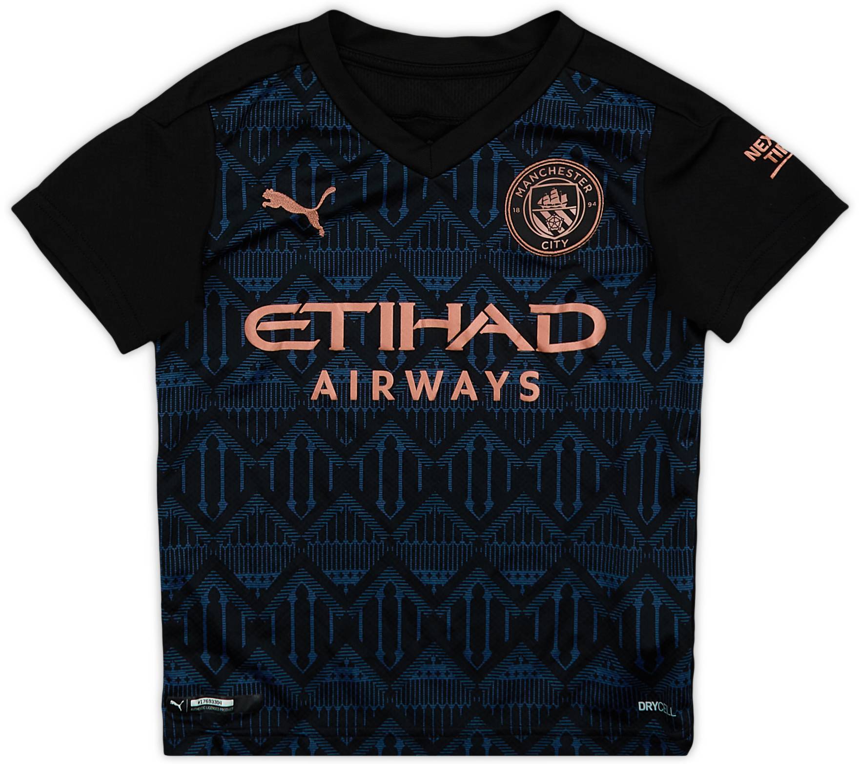 2020-21 Manchester City Away Shirt - 8/10 - (5-6 Years)