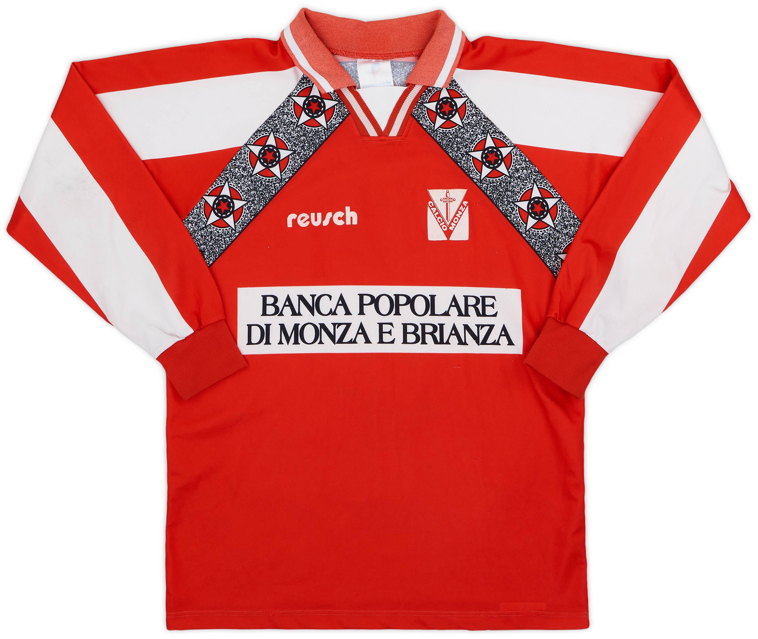 1995-96 Monza Home L/S Shirt #9 - 8/10 - (S)