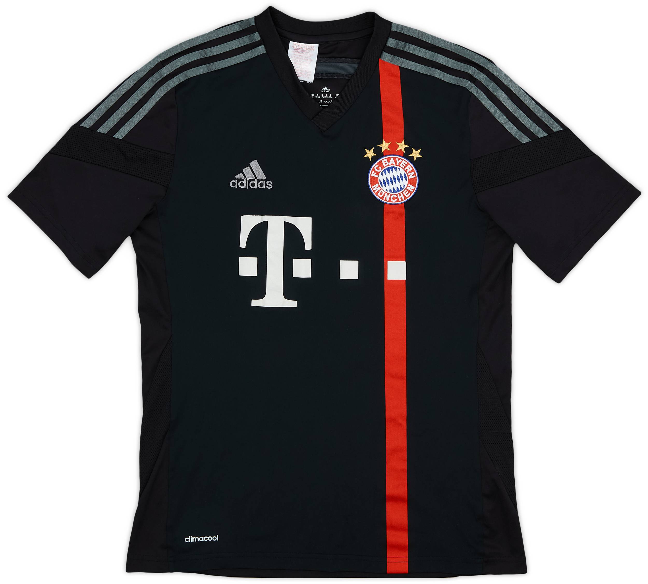 14/15 adidas × BAYERN Away Game Shirts 2014-15 Bayern Munich Away Shirt - 8/10 - (XL.Boys)