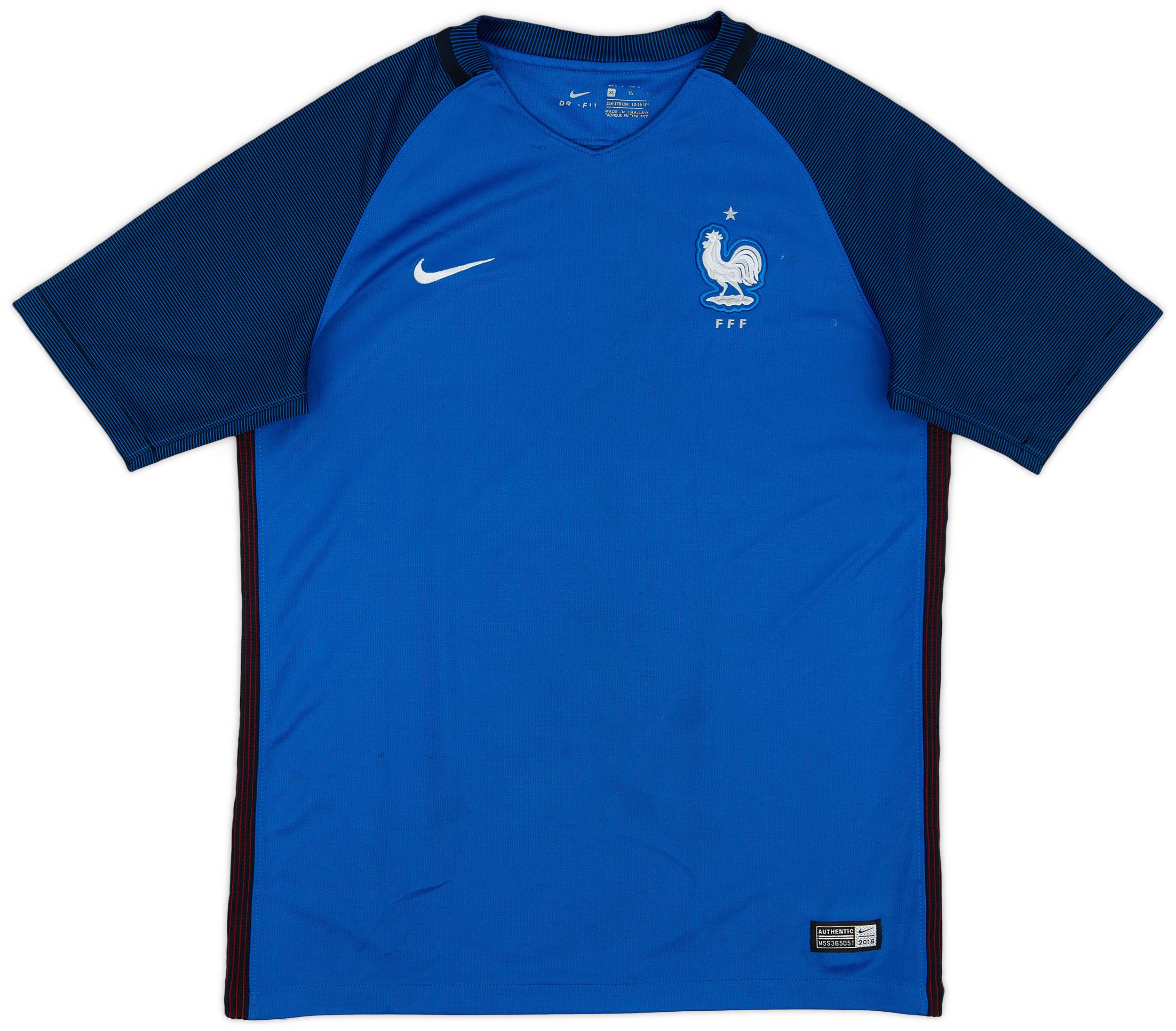2016-17 France Home Shirt - 6/10 - (XL.Boys)