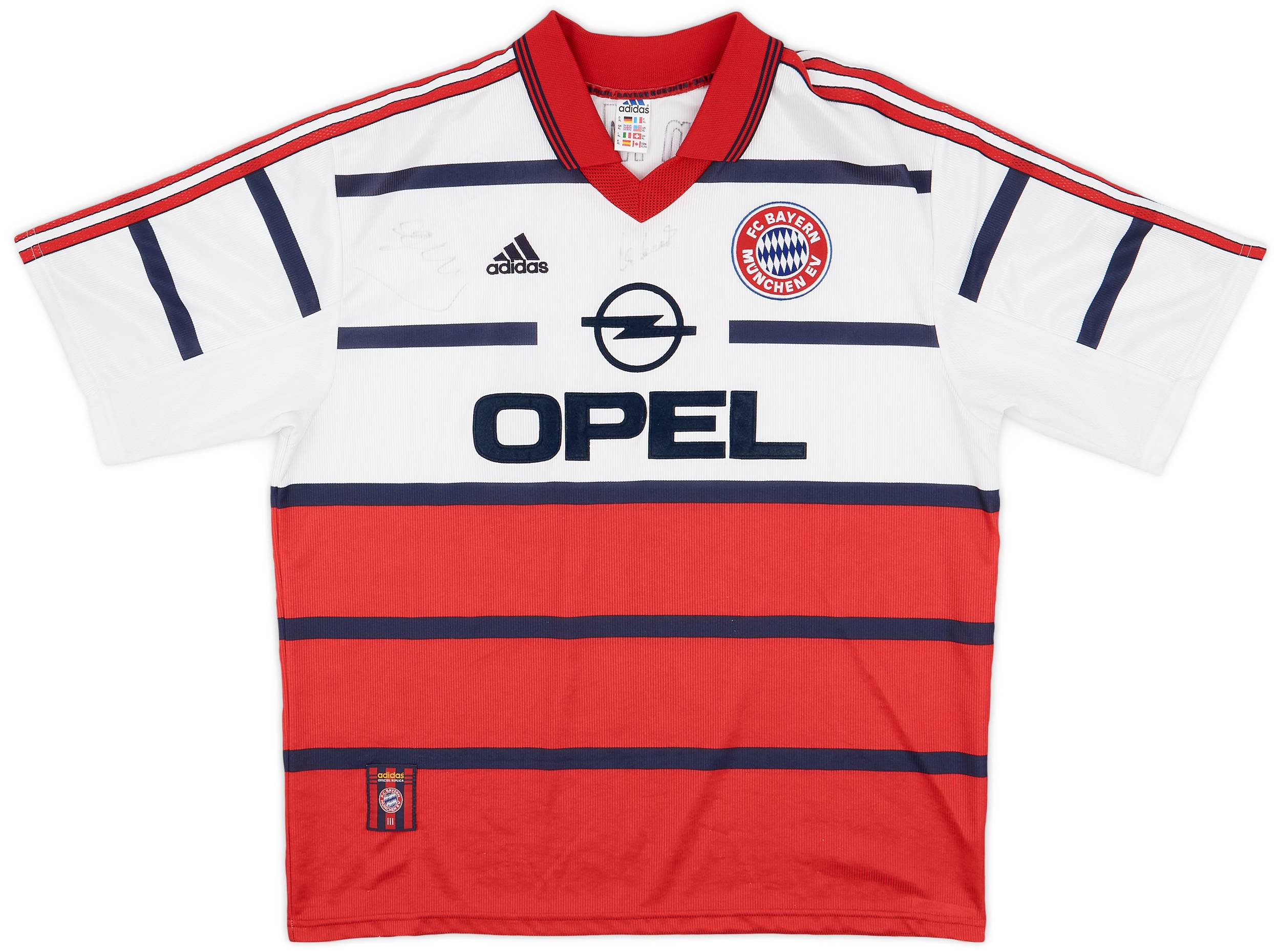 FC Bayern München シャツ Effenberg 11番 2001-02 Bayern Munich CL Shirt Effenberg #11 (L)