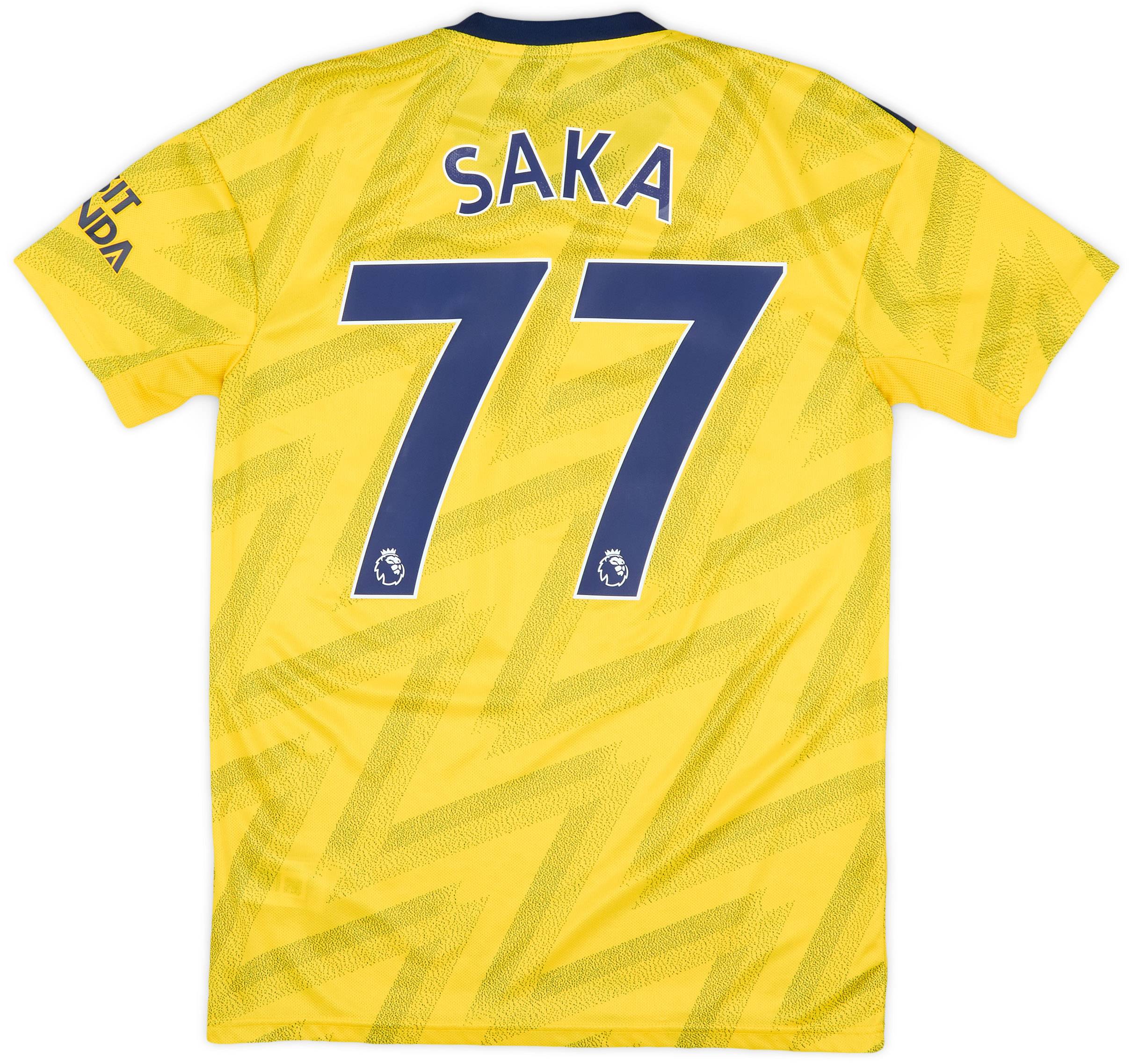 2019-20 Arsenal Away Shirt Saka #77 - 9/10 - (S)