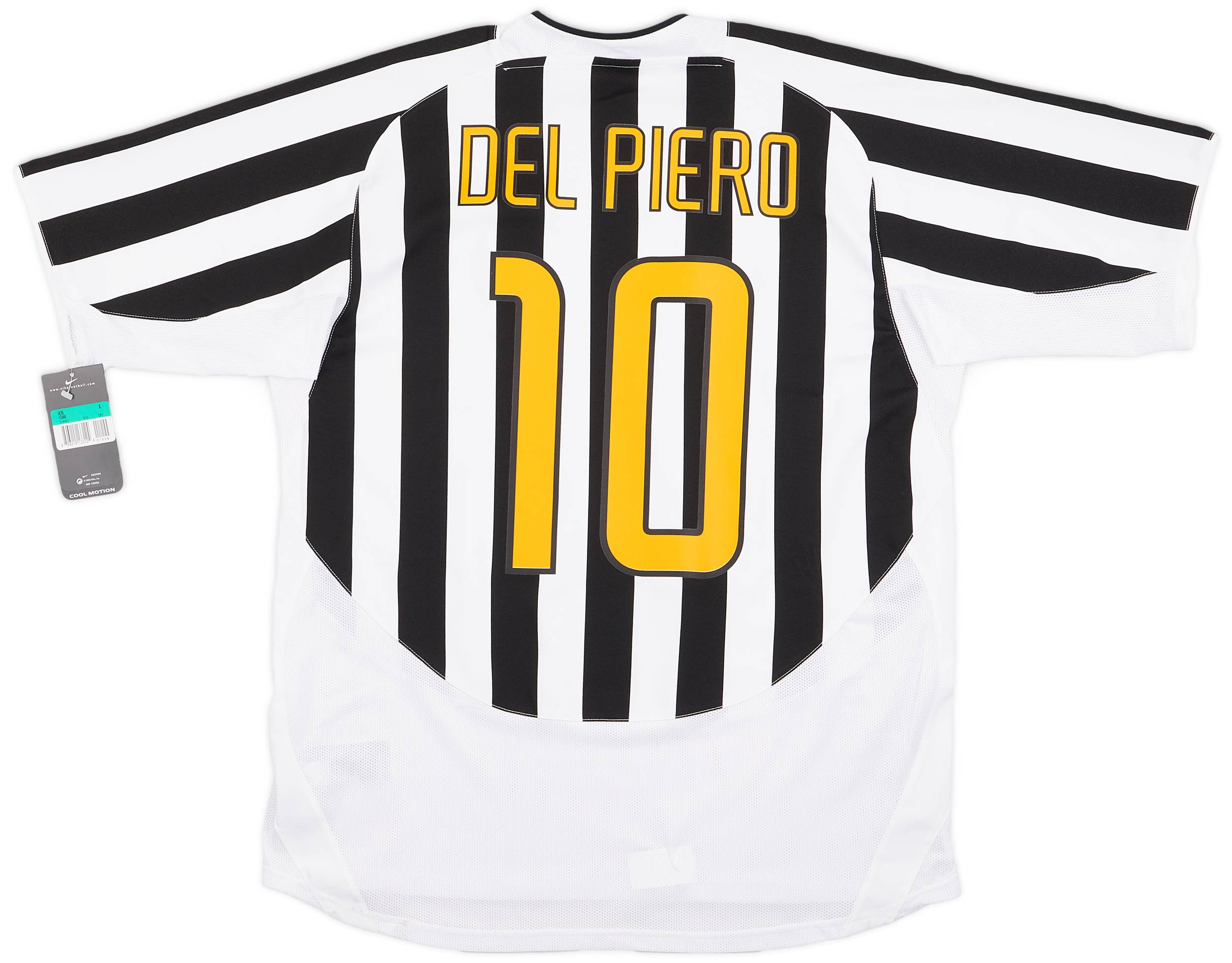 2003-04 Juventus Home Shirt Del Piero #10 (XL)