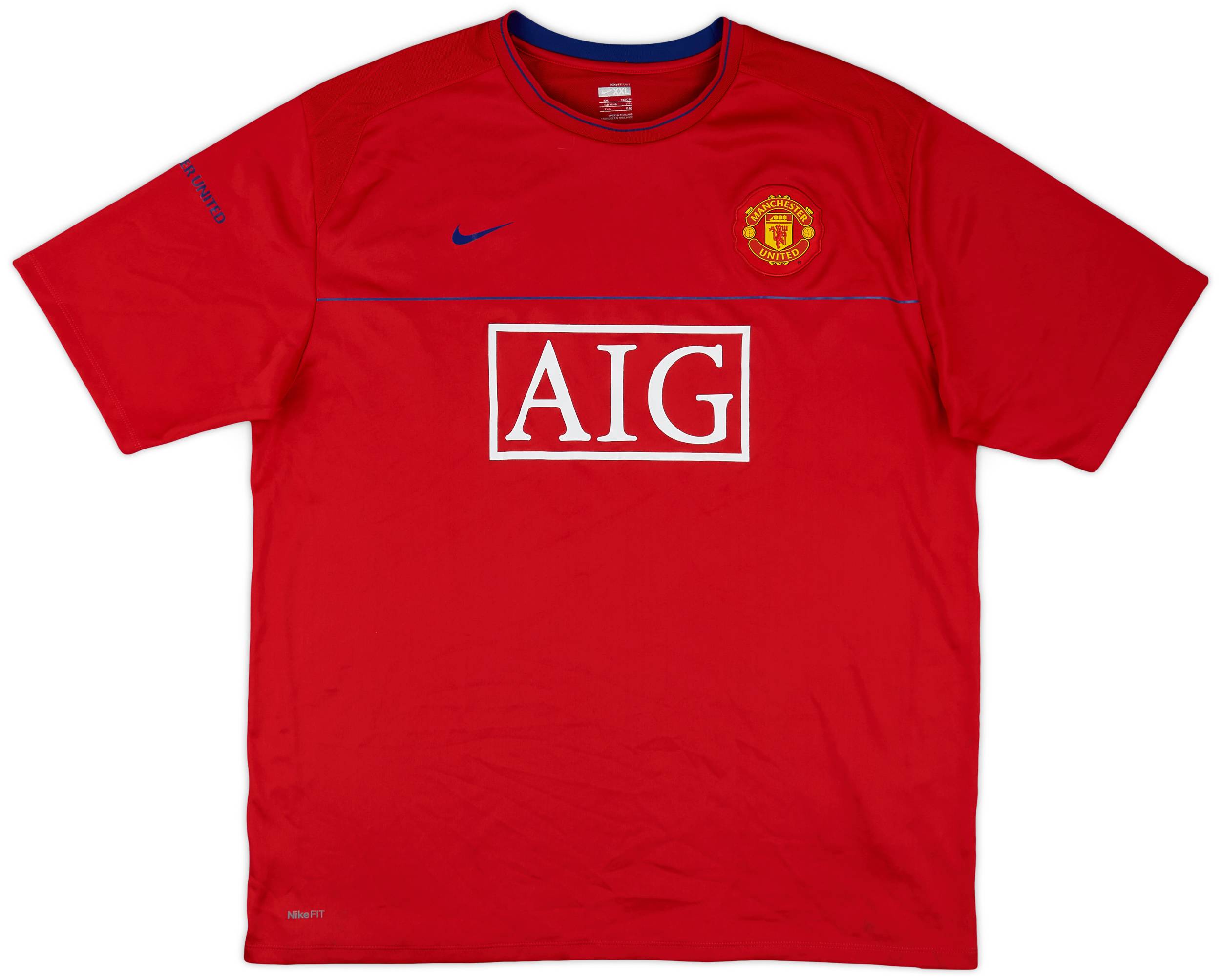 2008-09 Manchester United Nike Training Shirt - 8/10 - (XXL)