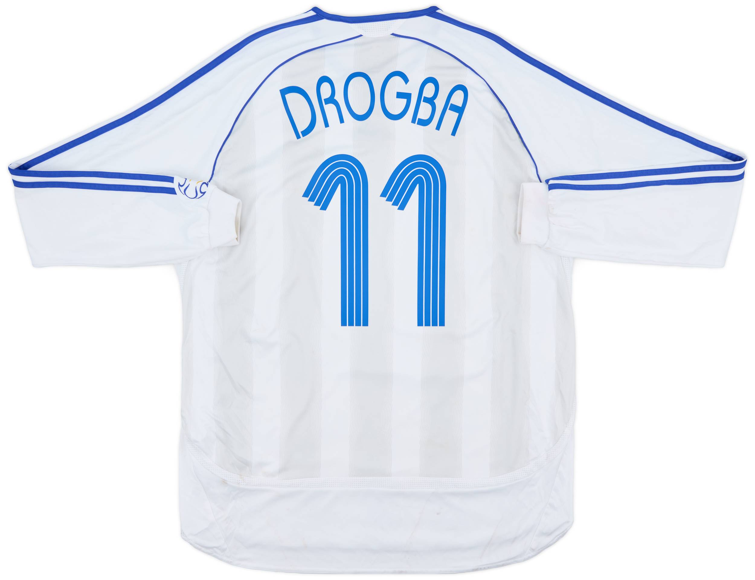 2006-07 Chelsea Player Issue Away L/S Shirt Drogba #11 - 5/10 - (XL)