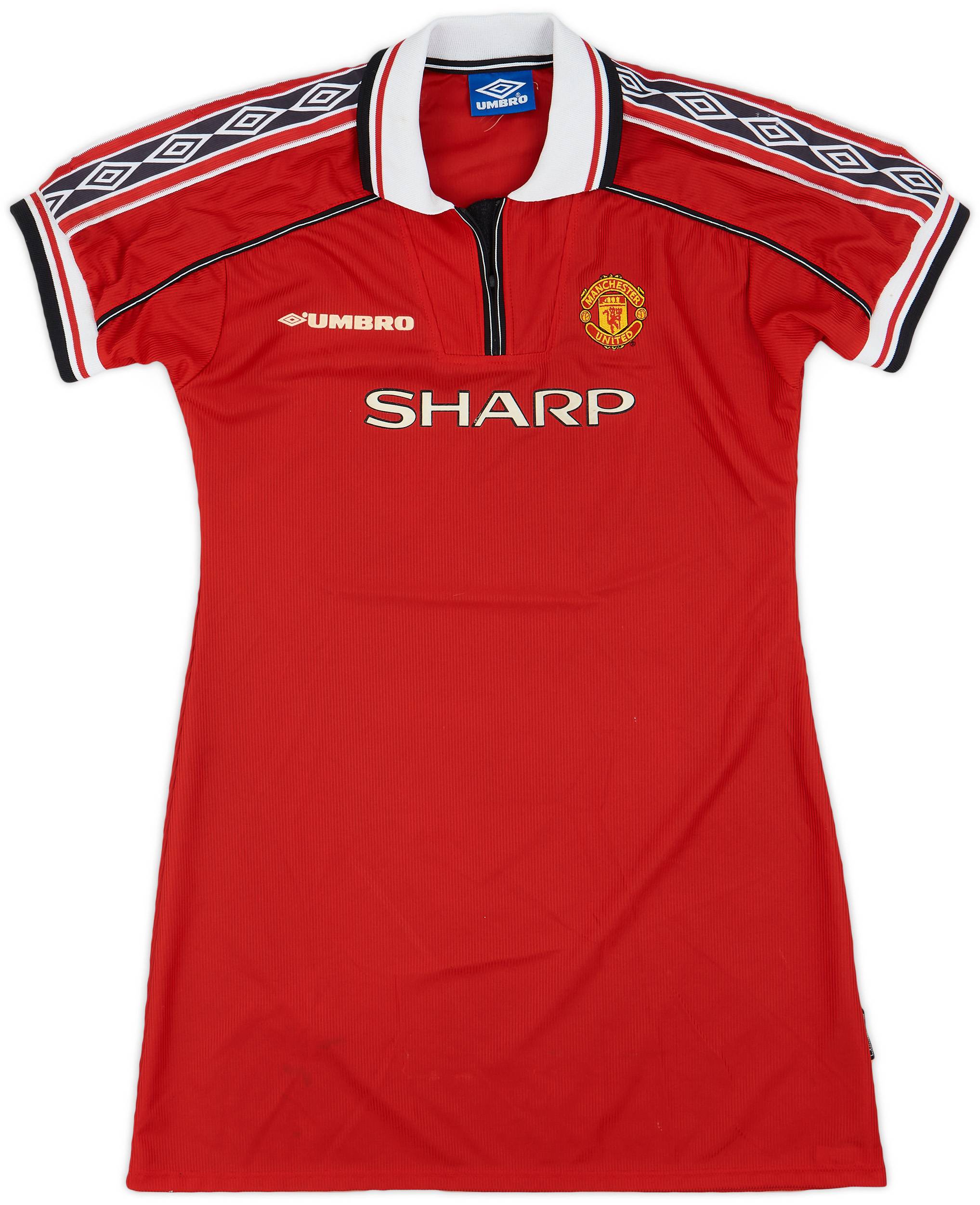 1998-00 Manchester United Dress Shirt - 6/10 - (M)
